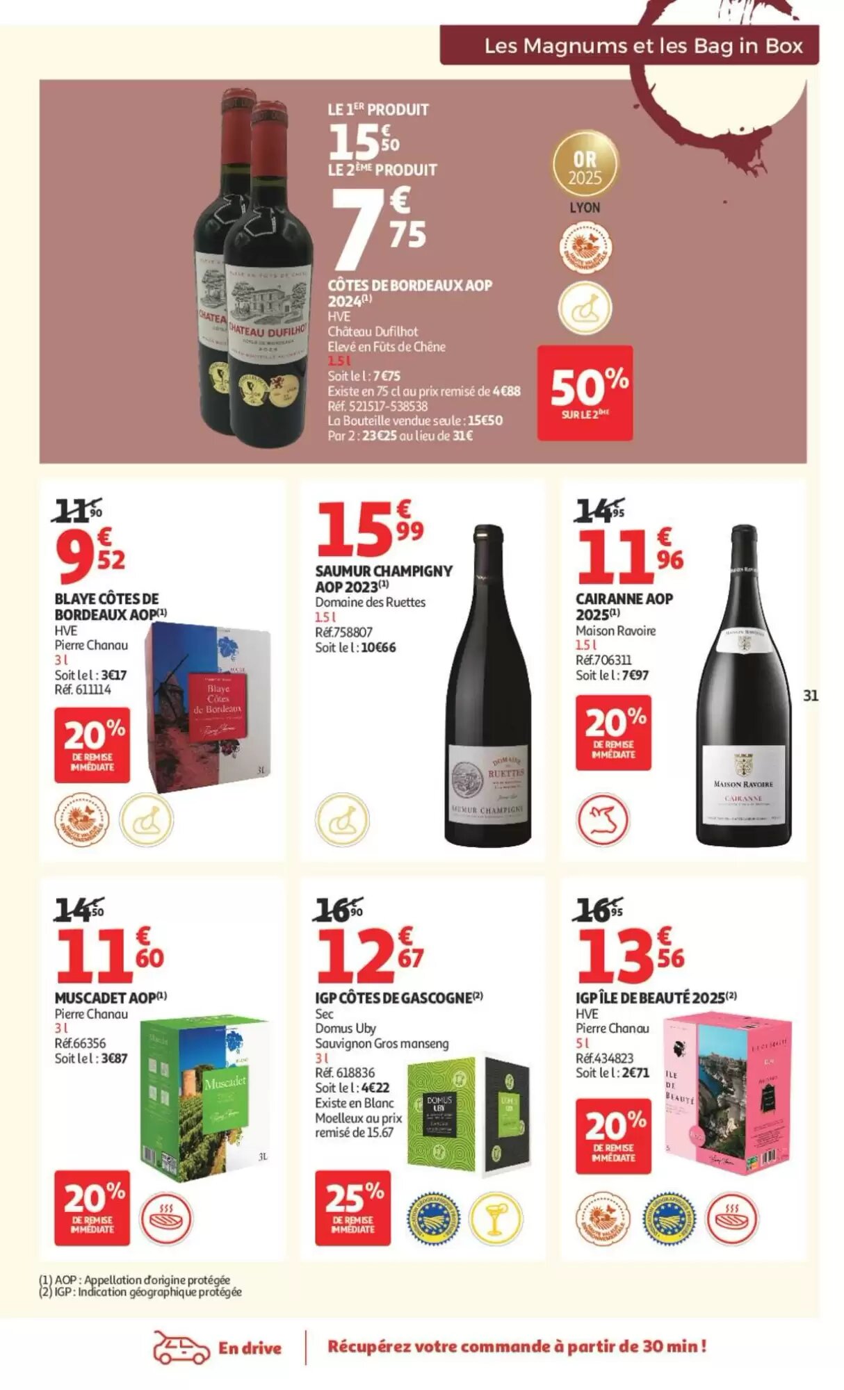 Prospectus promotionnel Auchan valable à partir du 25/09/2026 - Page 31.