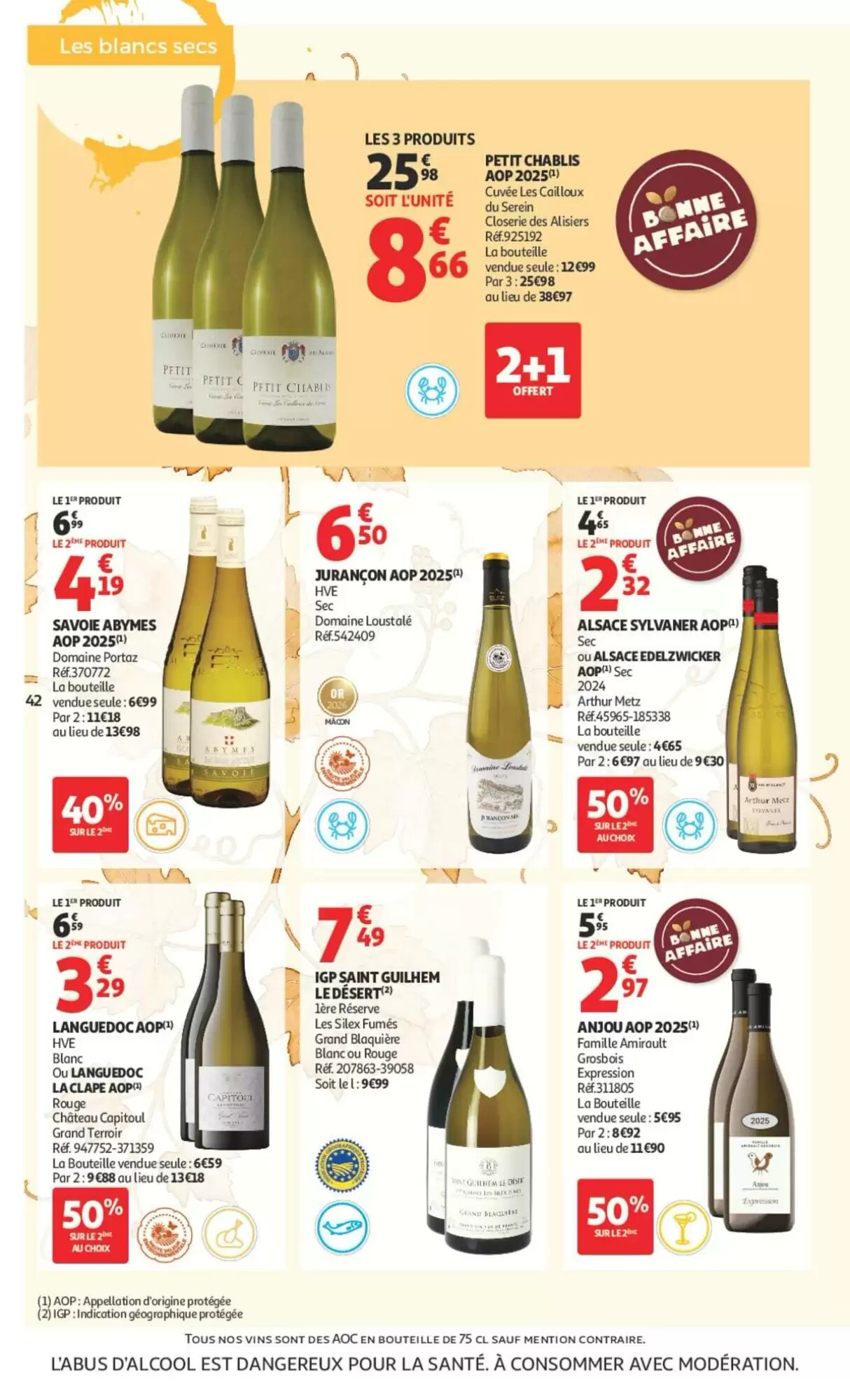 Prospectus promotionnel Auchan valable à partir du 25/09/2026 - Page 42.