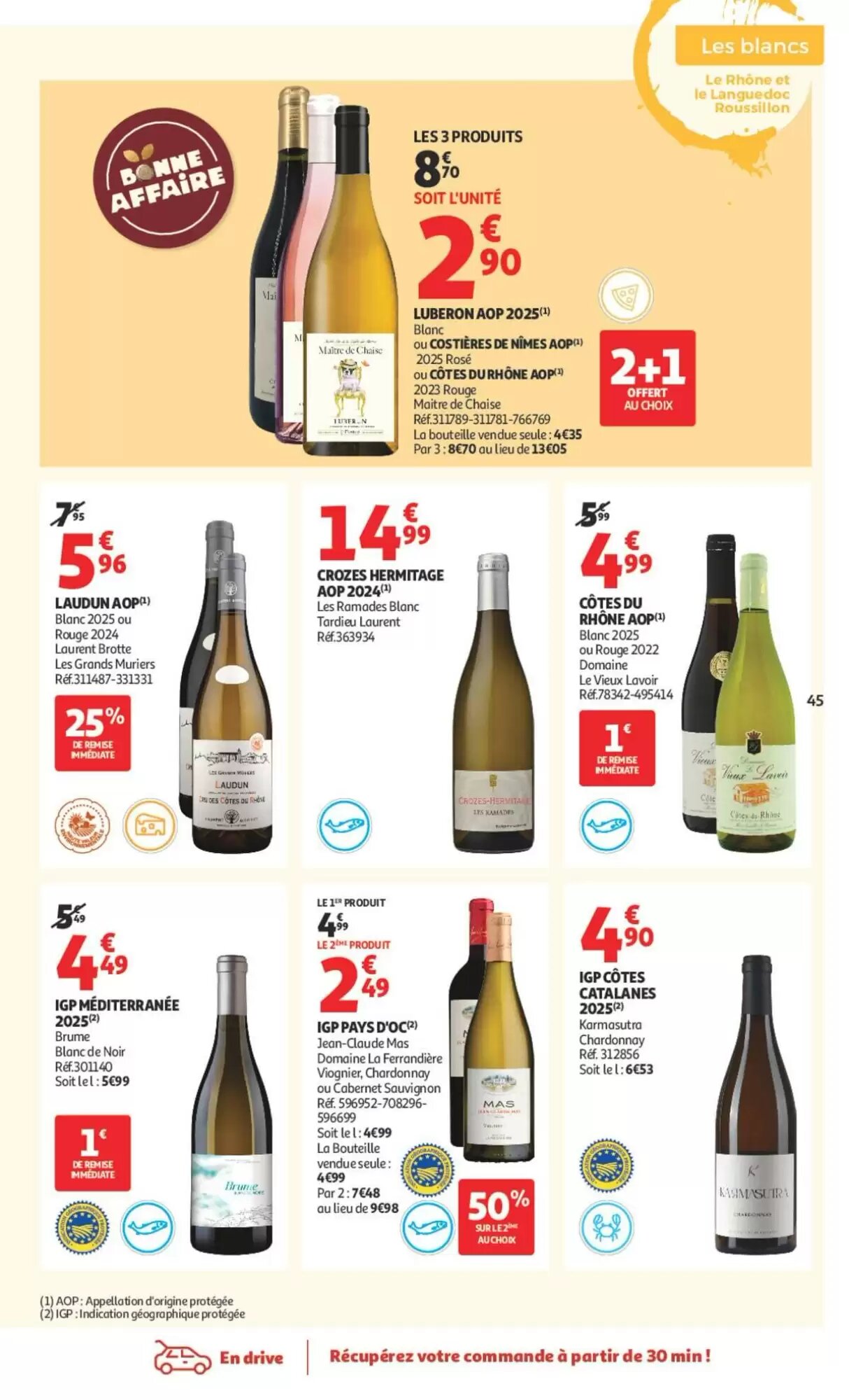 Prospectus promotionnel Auchan valable à partir du 25/09/2026 - Page 45.
