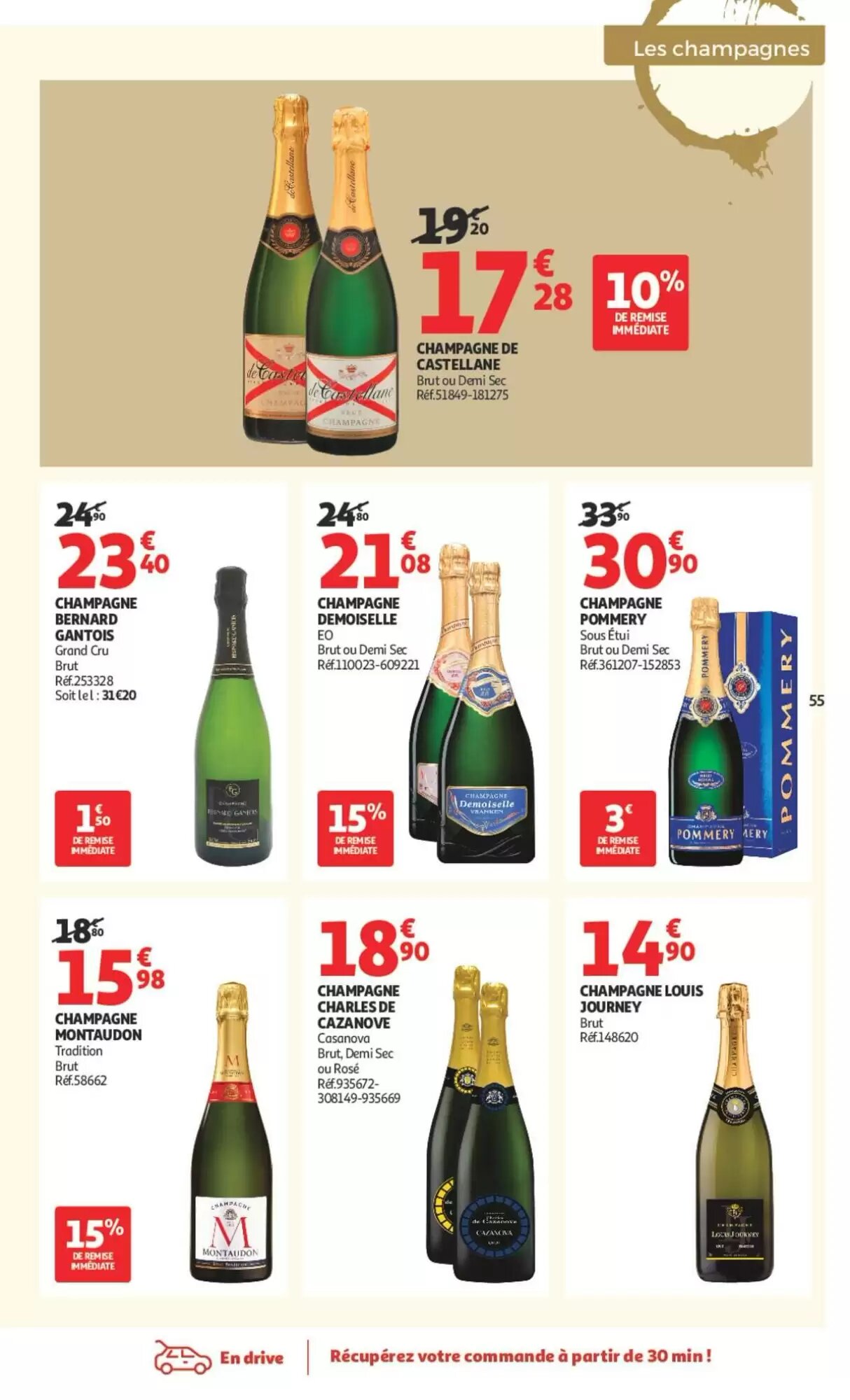 Prospectus promotionnel Auchan valable à partir du 25/09/2026 - Page 55.