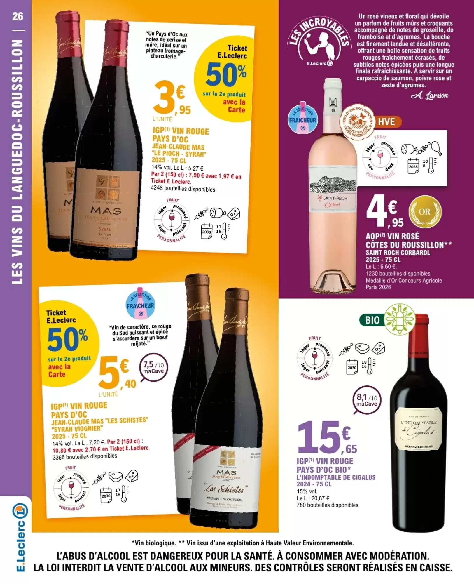 Prospectus promotionnel E.Leclerc valable à partir du 26/09/2026 - Page 26.