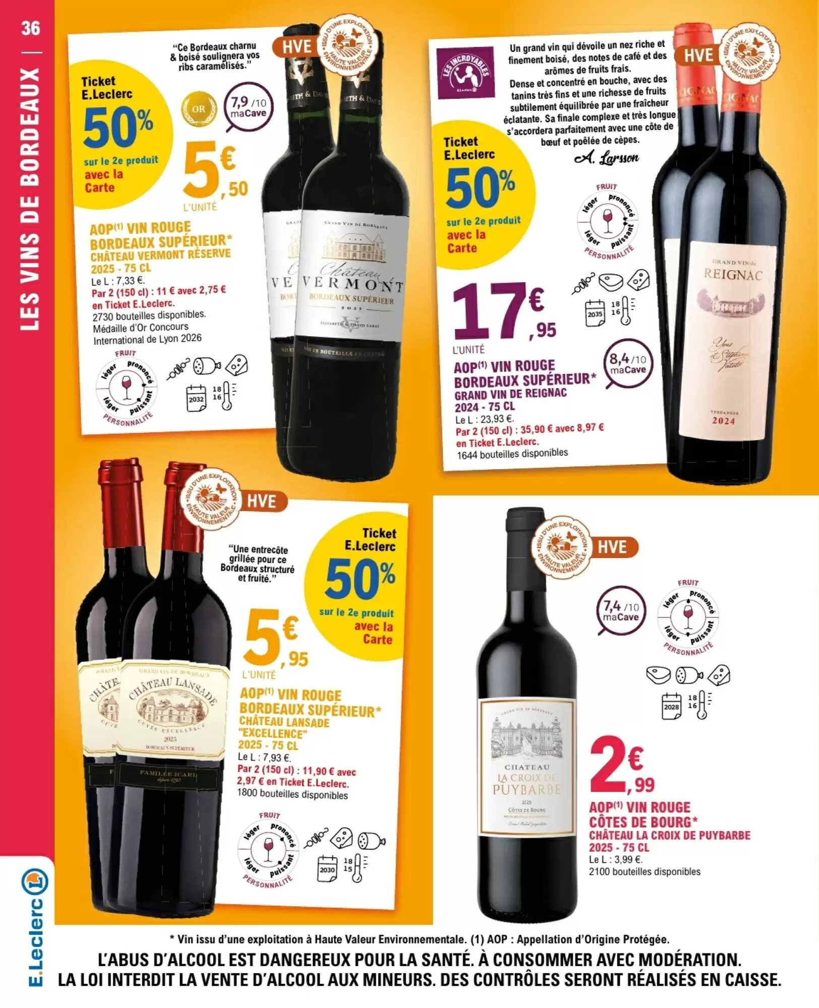 Prospectus promotionnel E.Leclerc valable à partir du 26/09/2026 - Page 36.