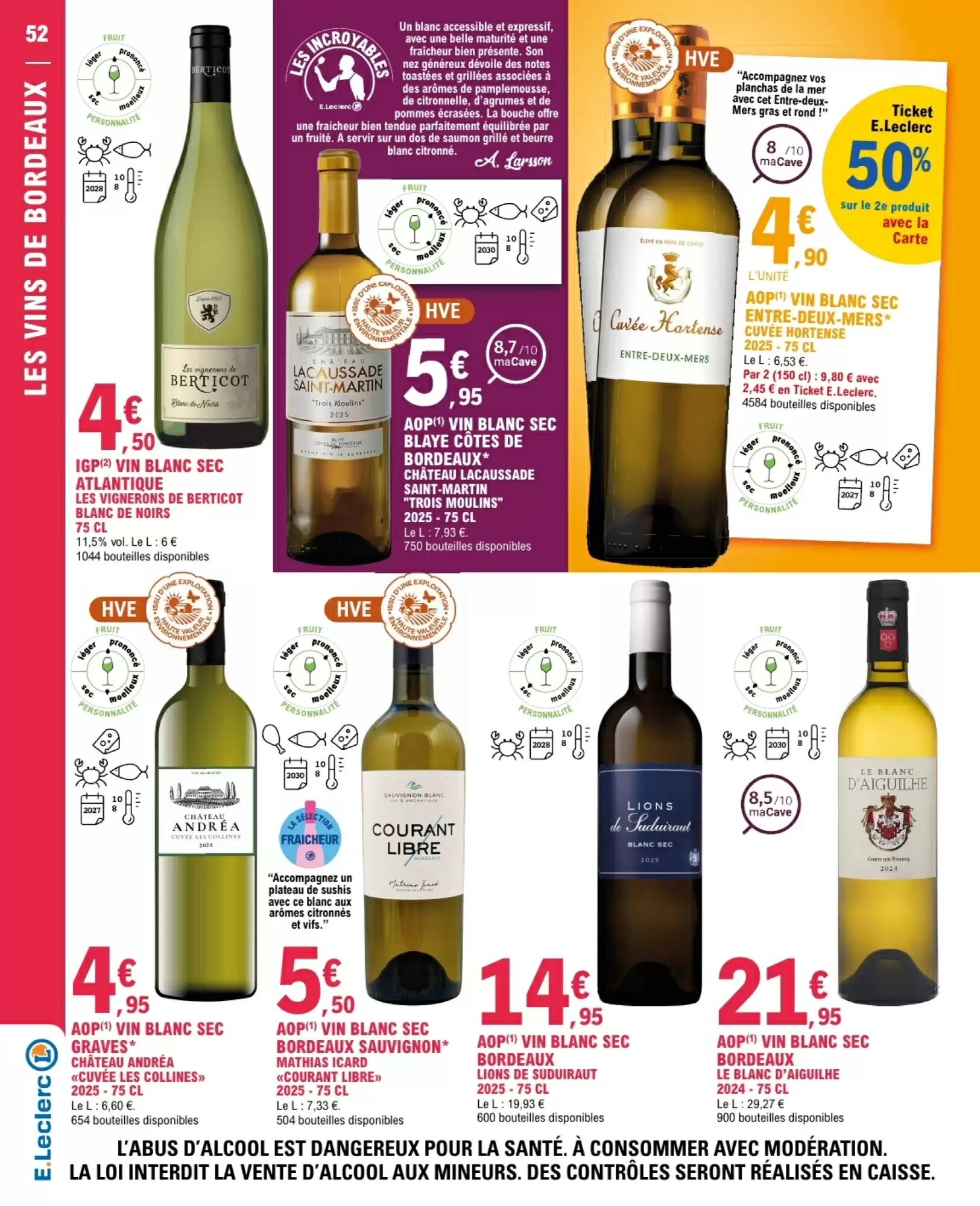 Prospectus promotionnel E.Leclerc valable à partir du 26/09/2026 - Page 52.