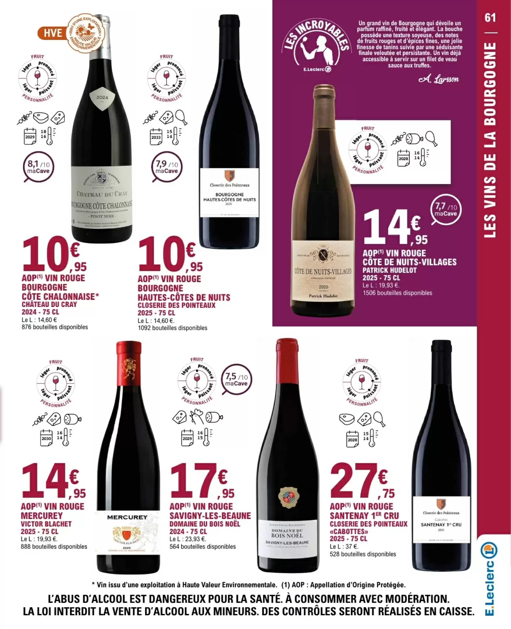 Prospectus promotionnel E.Leclerc valable à partir du 26/09/2026 - Page 61.