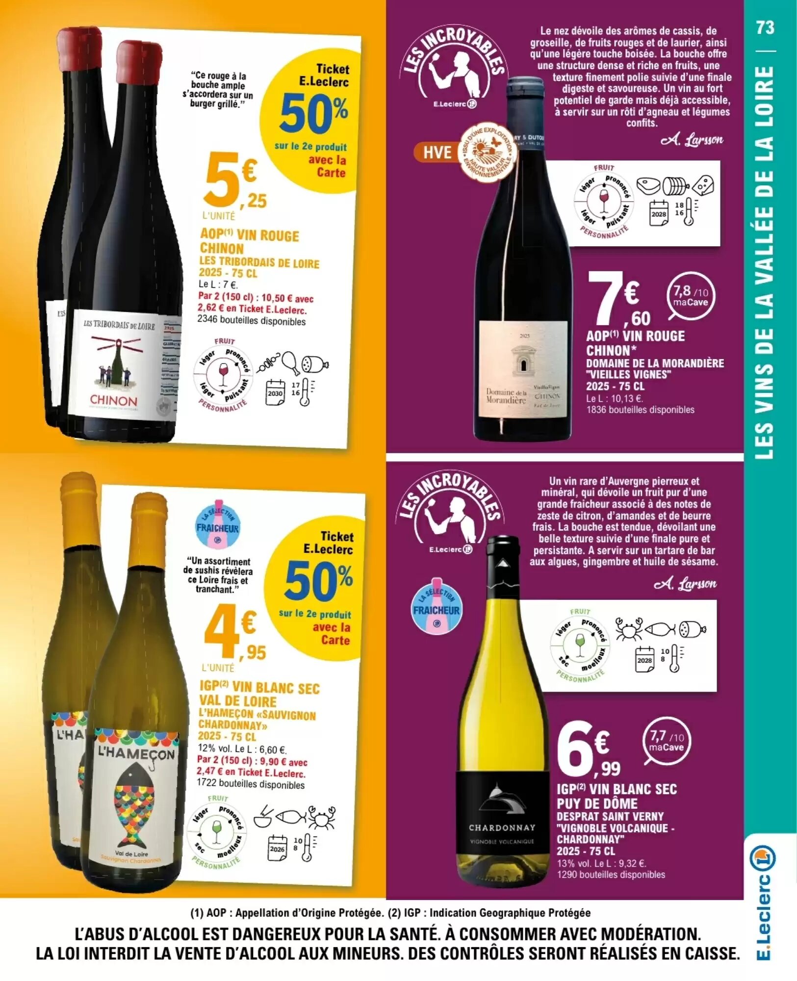 Prospectus promotionnel E.Leclerc valable à partir du 26/09/2026 - Page 73.