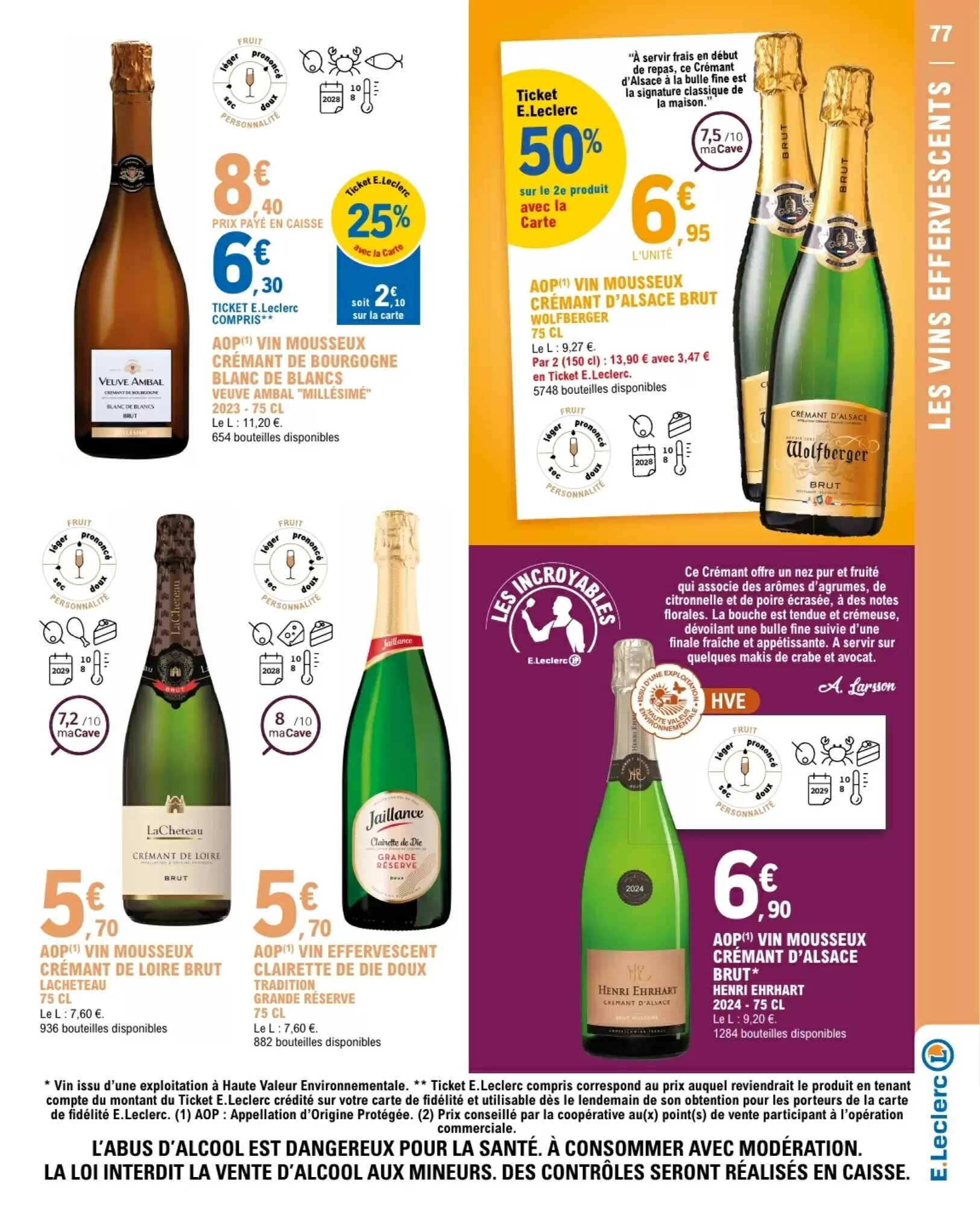 Prospectus promotionnel E.Leclerc valable à partir du 26/09/2026 - Page 77.