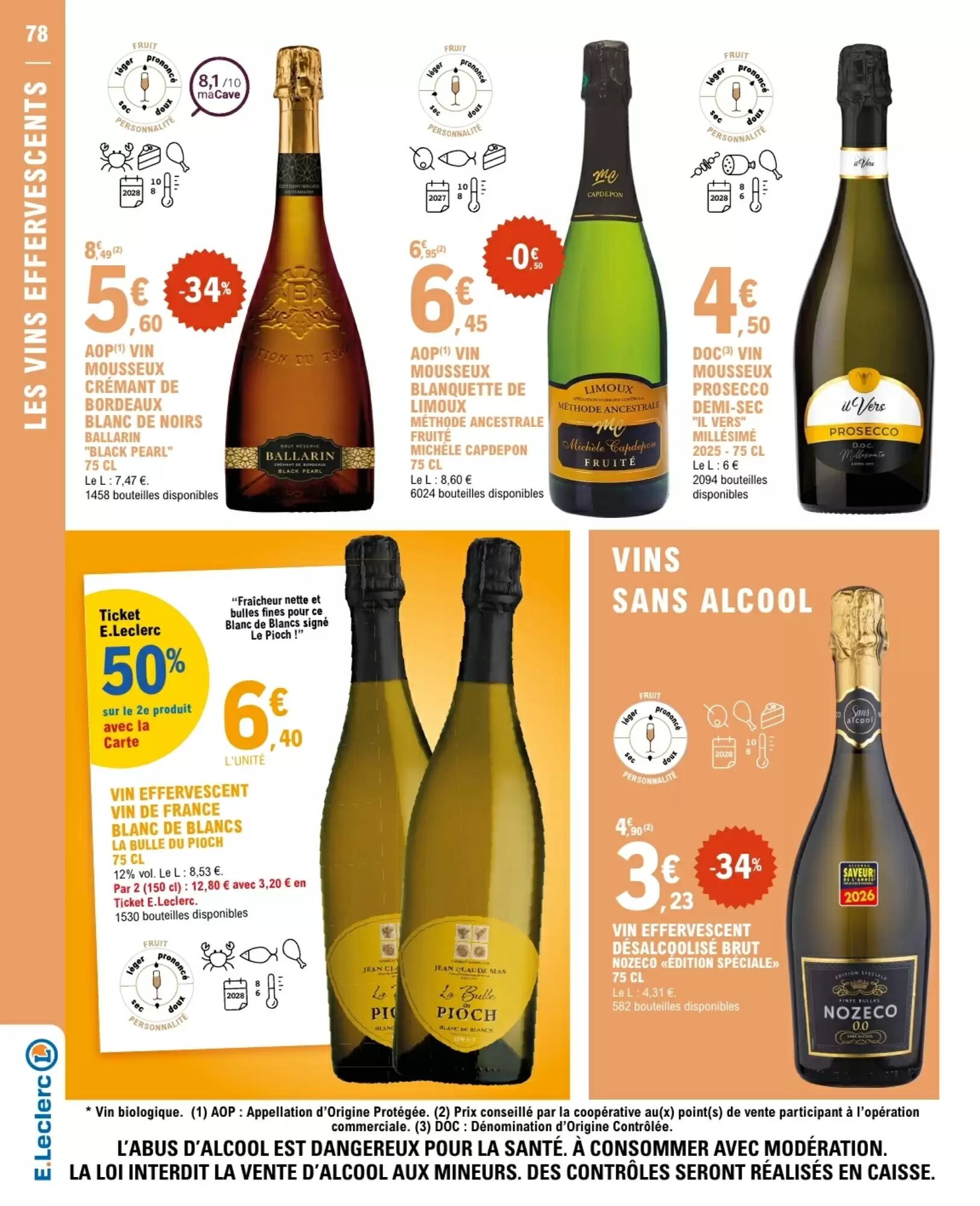 Prospectus promotionnel E.Leclerc valable à partir du 26/09/2026 - Page 78.