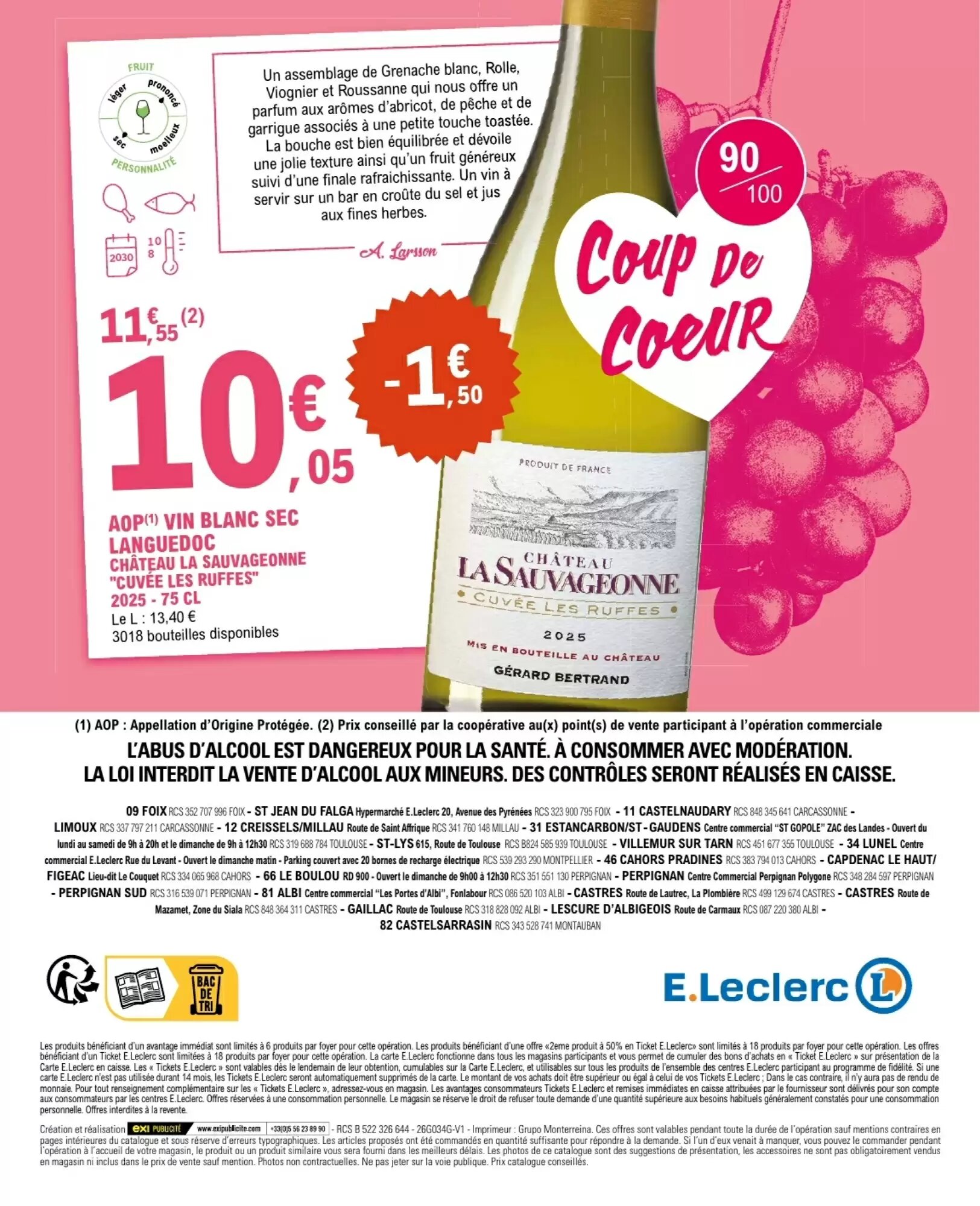 Prospectus promotionnel E.Leclerc valable à partir du 26/09/2026 - Page 84.