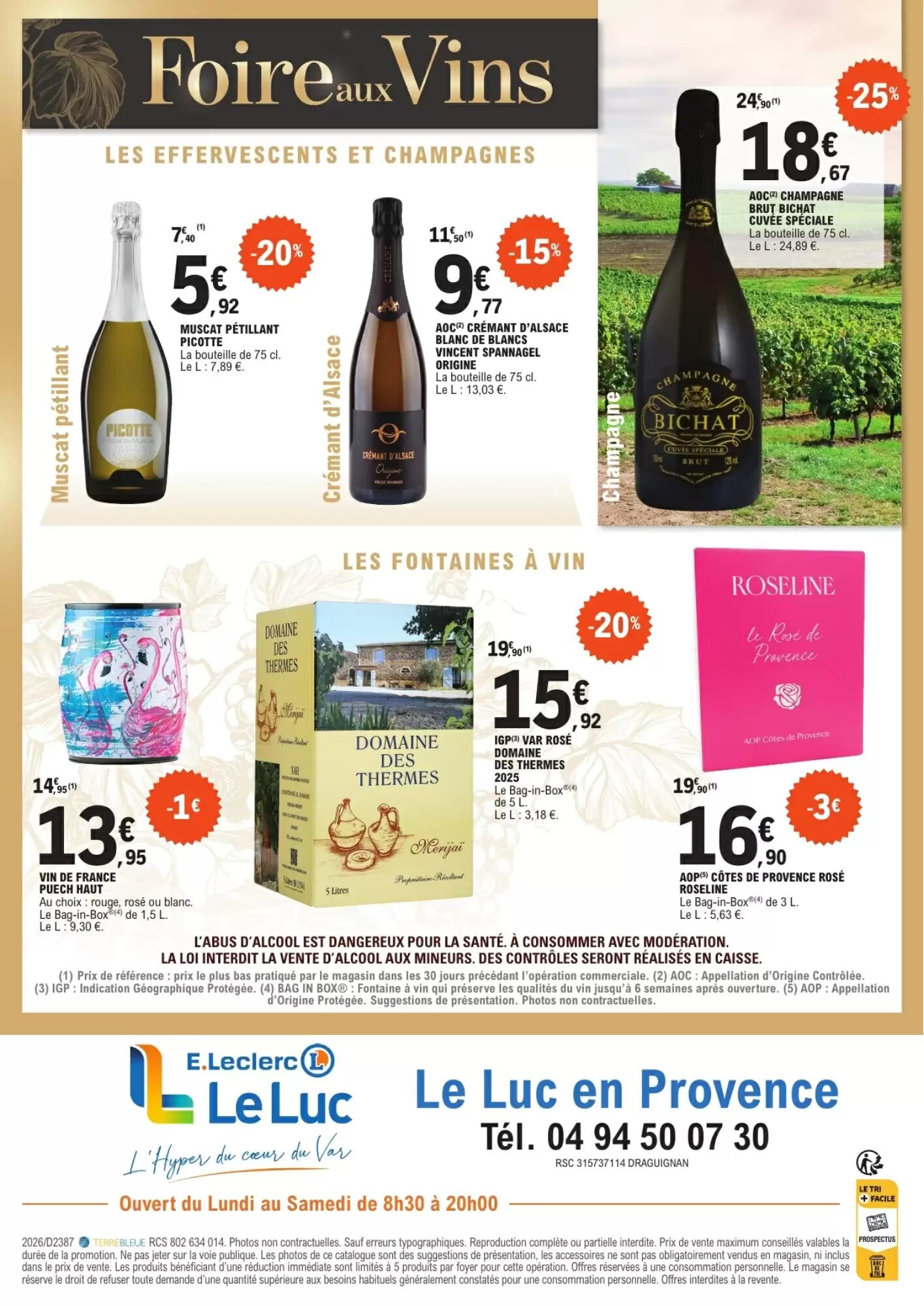 Prospectus promotionnel E.Leclerc valable à partir du 26/09/2026 - Page 12.