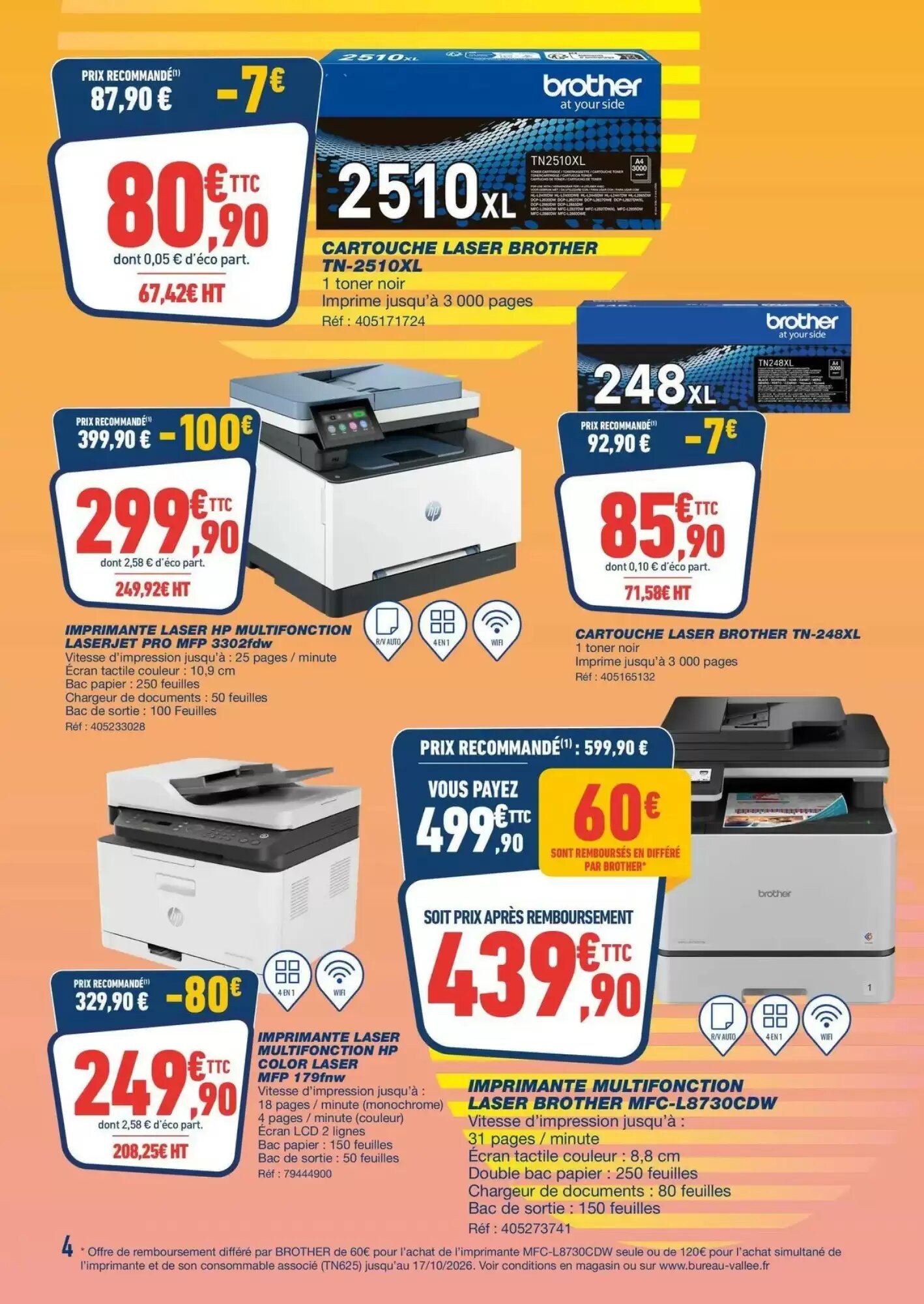 Prospectus promotionnel Bureau Vallée valable à partir du 28/09/2026 - Page 4.