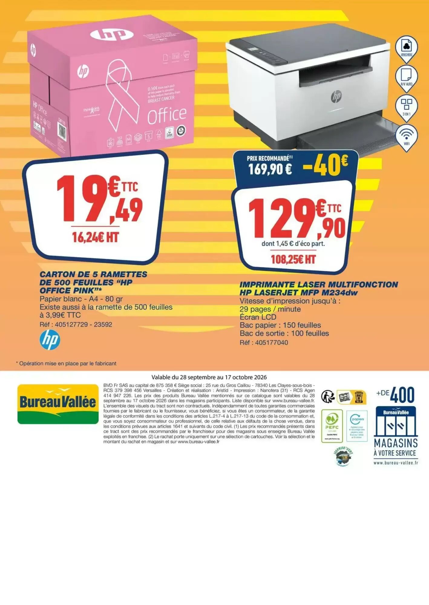 Prospectus promotionnel Bureau Vallée valable à partir du 28/09/2026 - Page 8.