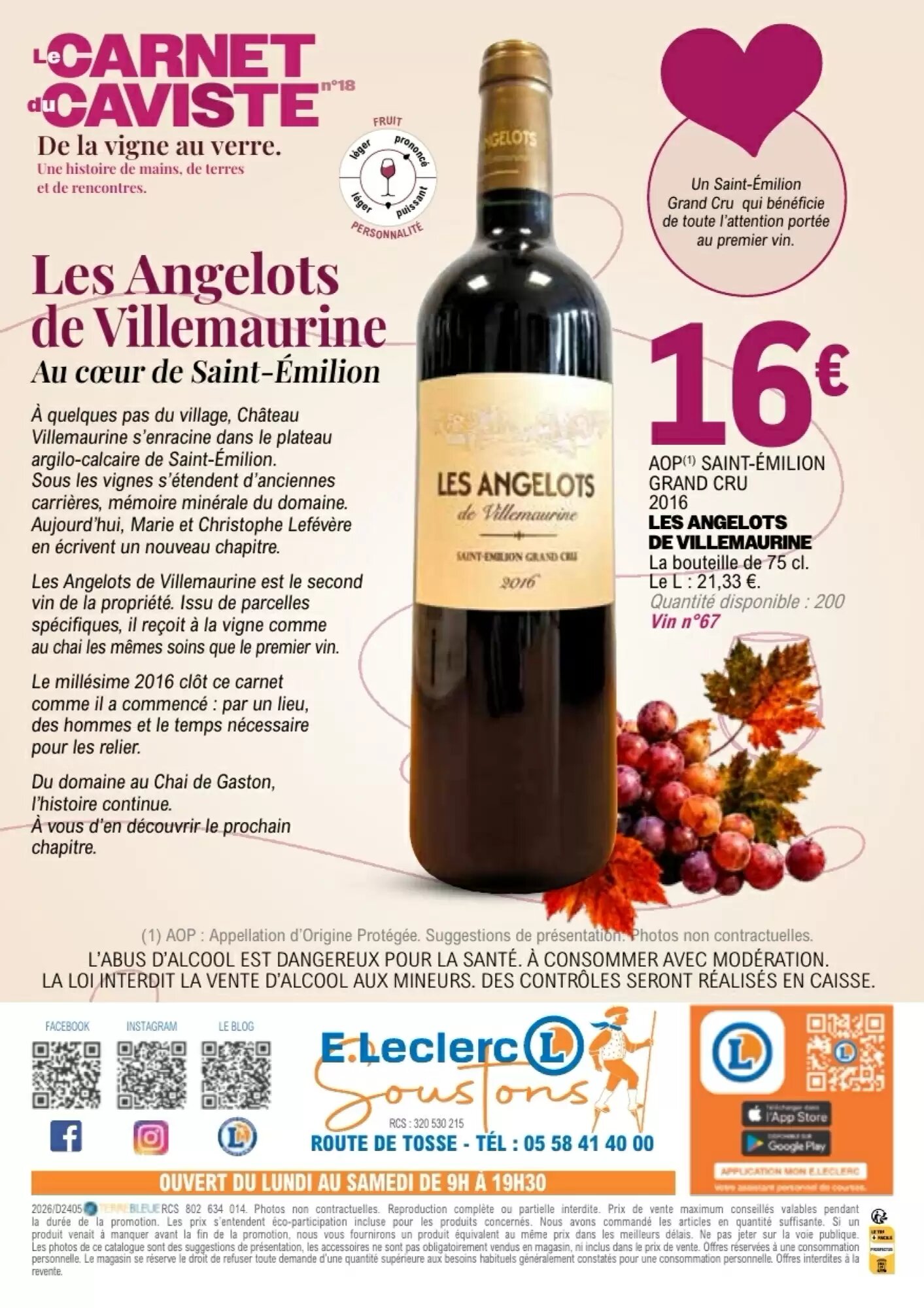 Prospectus promotionnel E.Leclerc valable à partir du 28/09/2026 - Page 20.