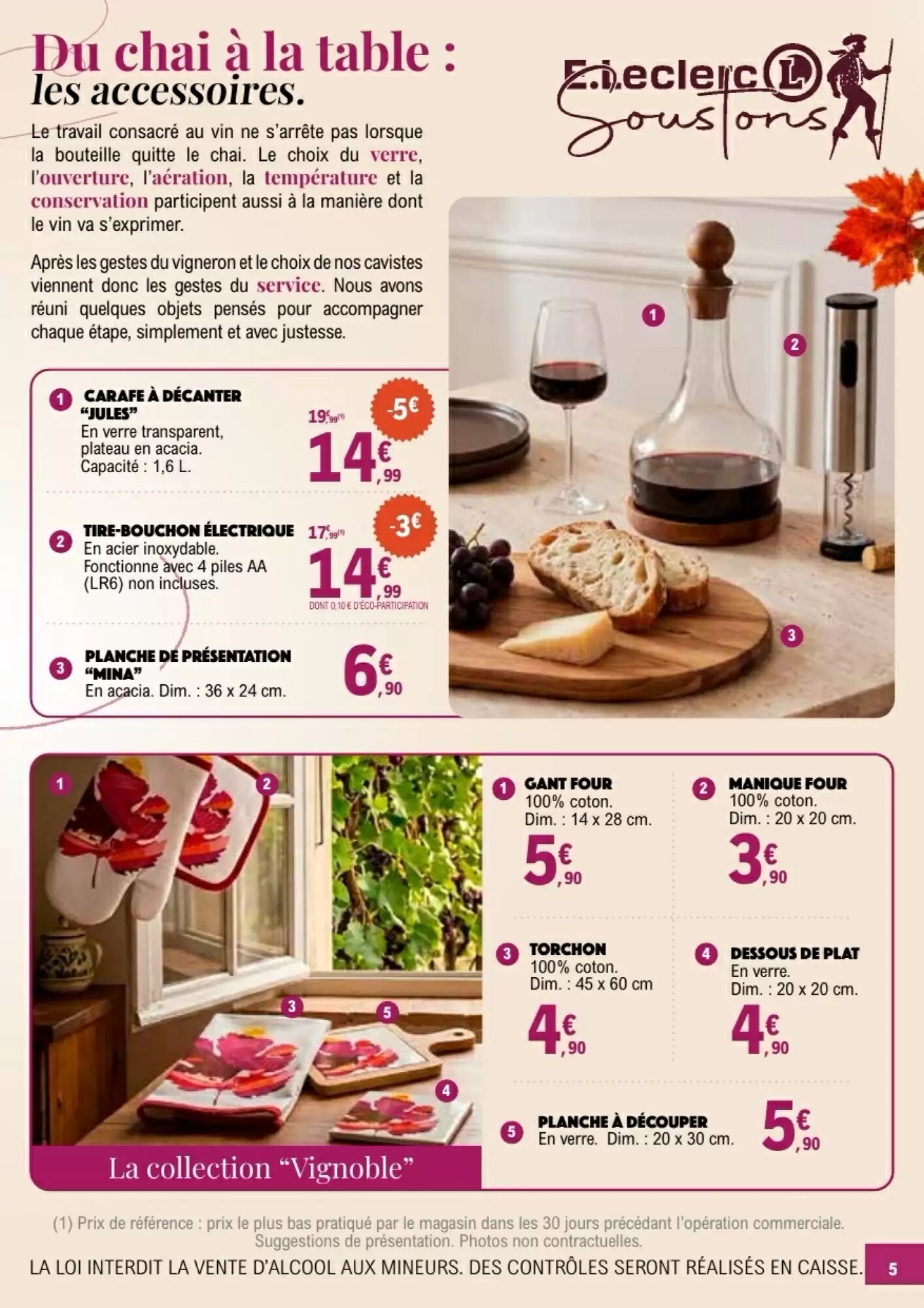 Prospectus promotionnel E.Leclerc valable à partir du 28/09/2026 - Page 5.