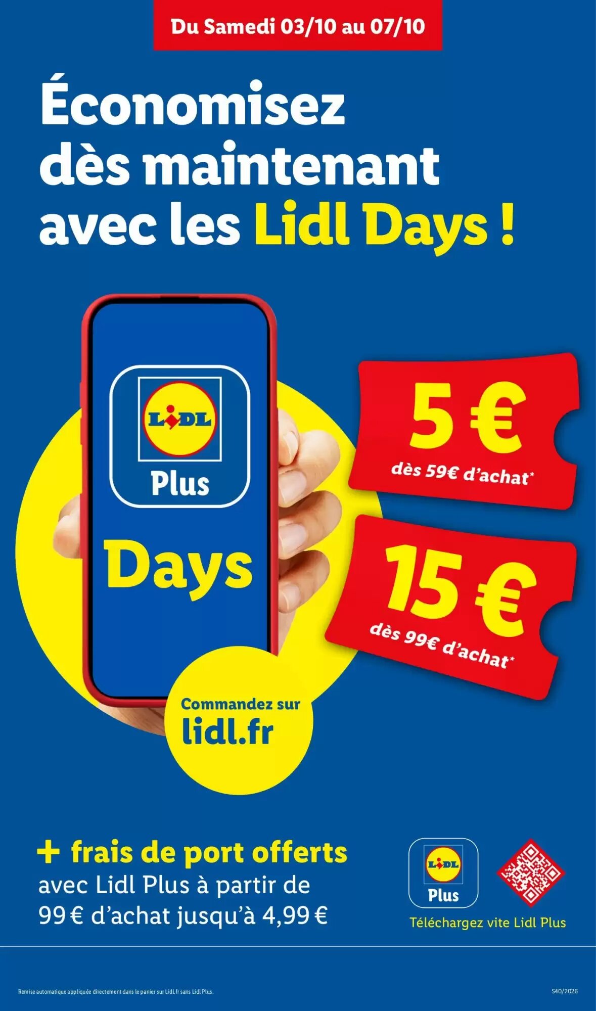 Prospectus promotionnel Lidl valable à partir du 28/09/2026 - Page 15.