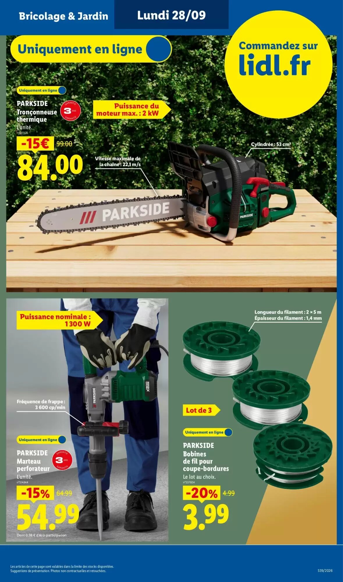 Prospectus promotionnel Lidl valable à partir du 28/09/2026 - Page 5.