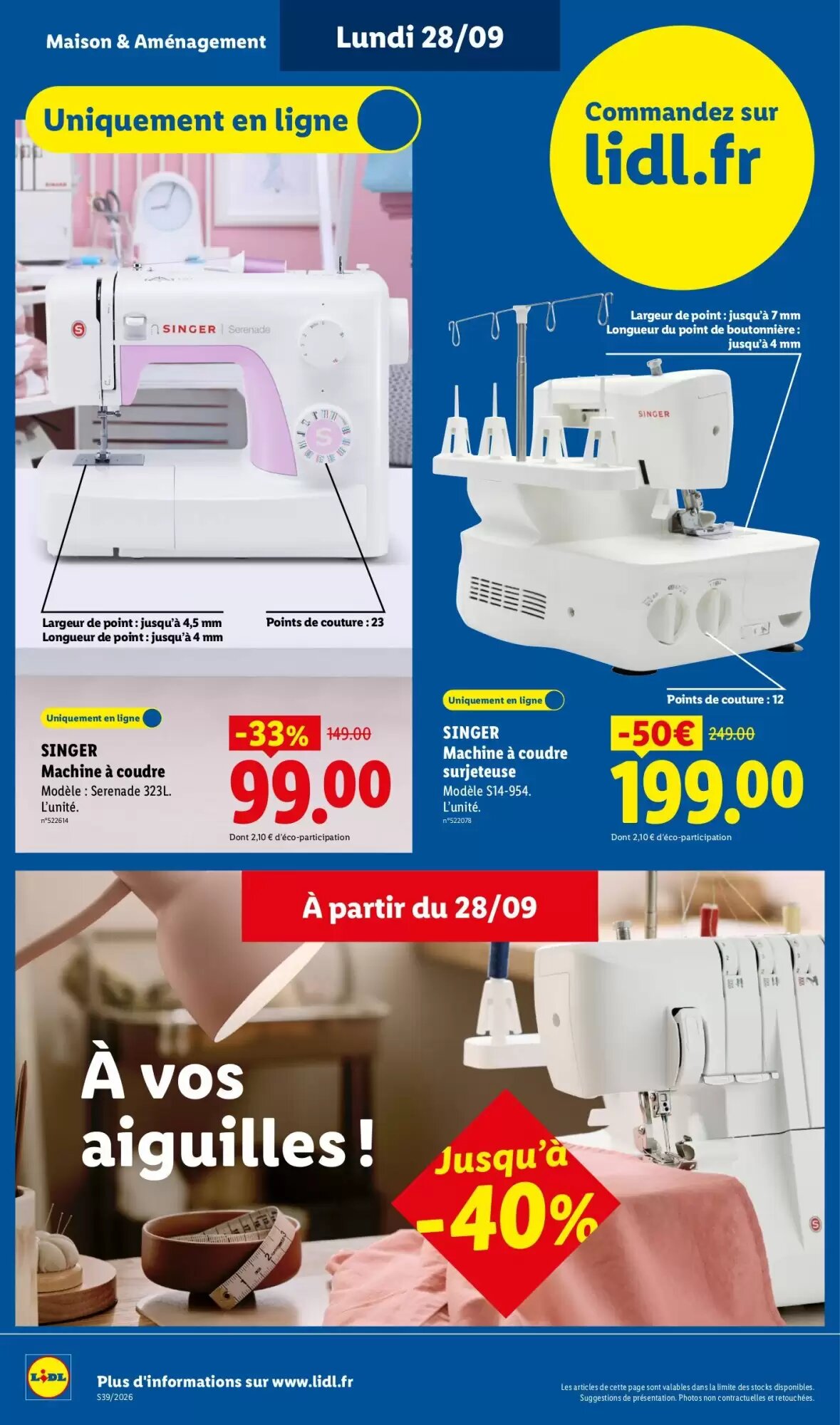 Prospectus promotionnel Lidl valable à partir du 28/09/2026 - Page 6.