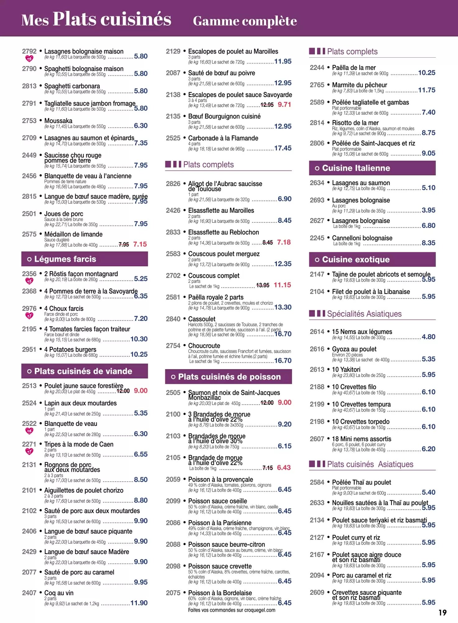 Prospectus promotionnel Croque Gel valable à partir du 28/09/2026 - Page 19.