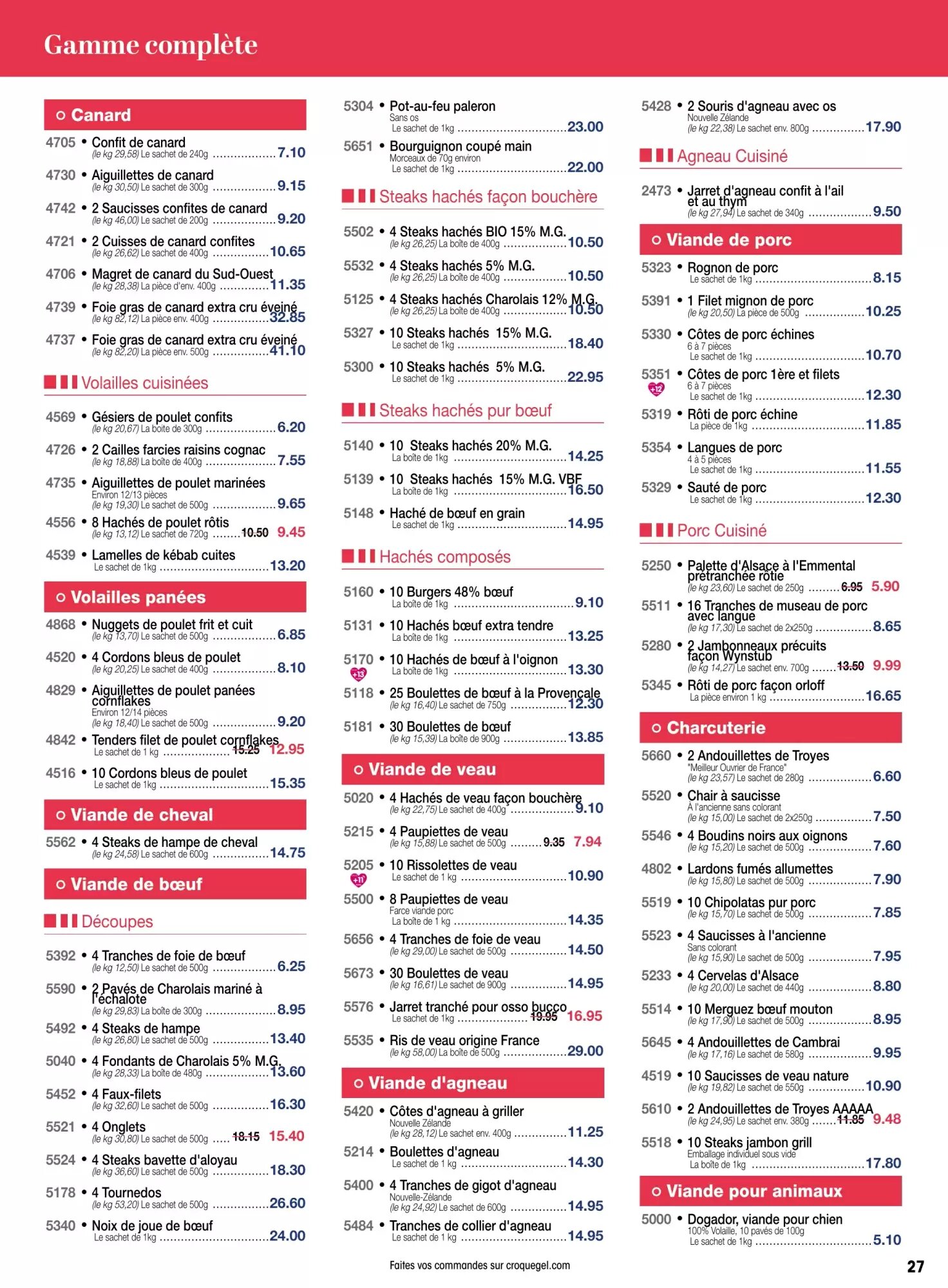 Prospectus promotionnel Croque Gel valable à partir du 28/09/2026 - Page 27.