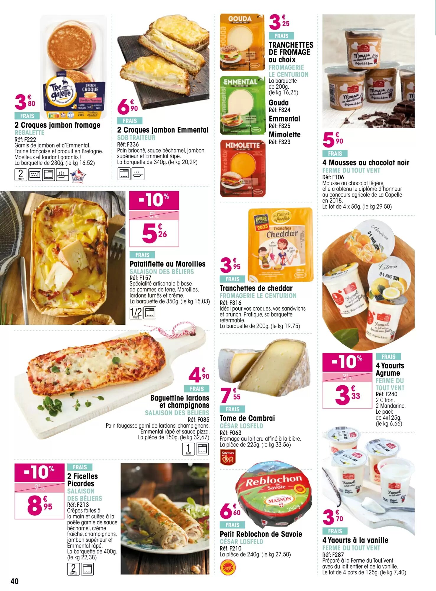 Prospectus promotionnel Croque Gel valable à partir du 28/09/2026 - Page 40.