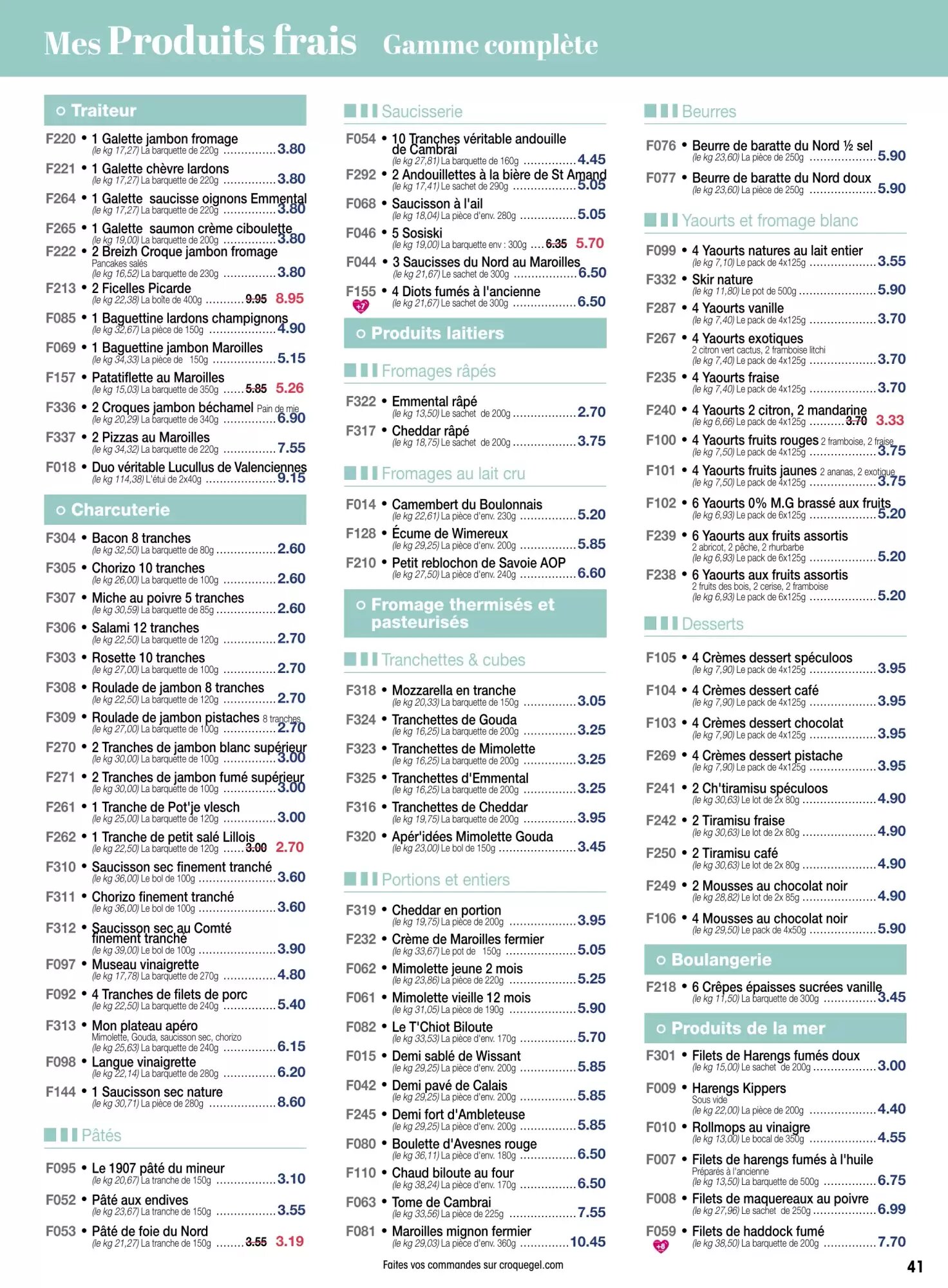 Prospectus promotionnel Croque Gel valable à partir du 28/09/2026 - Page 41.