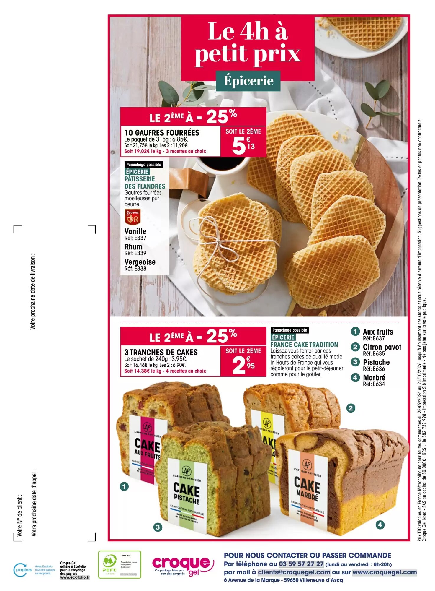 Prospectus promotionnel Croque Gel valable à partir du 28/09/2026 - Page 48.