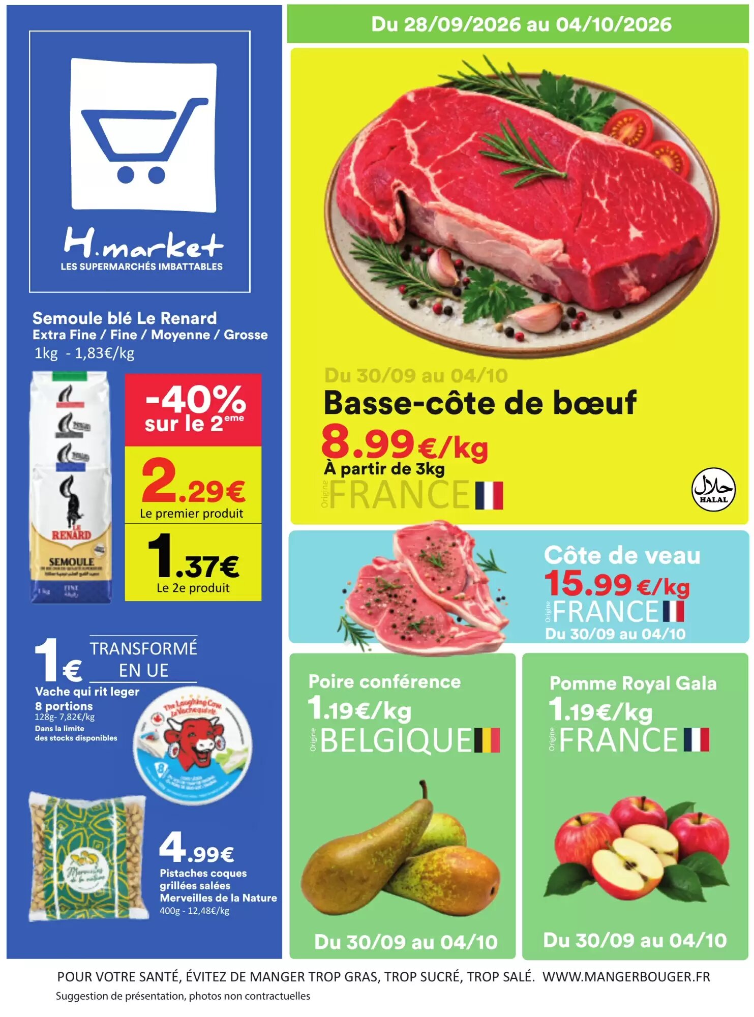 Prospectus promotionnel Hmarket valable à partir du 28/09/2026 - Page 1.
