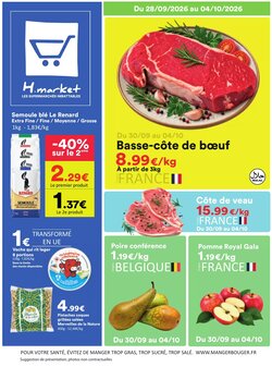 Prospectus promotionnel Hmarket valable à partir du 28/09/2026