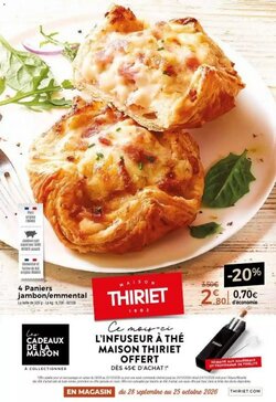 Prospectus promotionnel Thiriet valable à partir du 28/09/2026