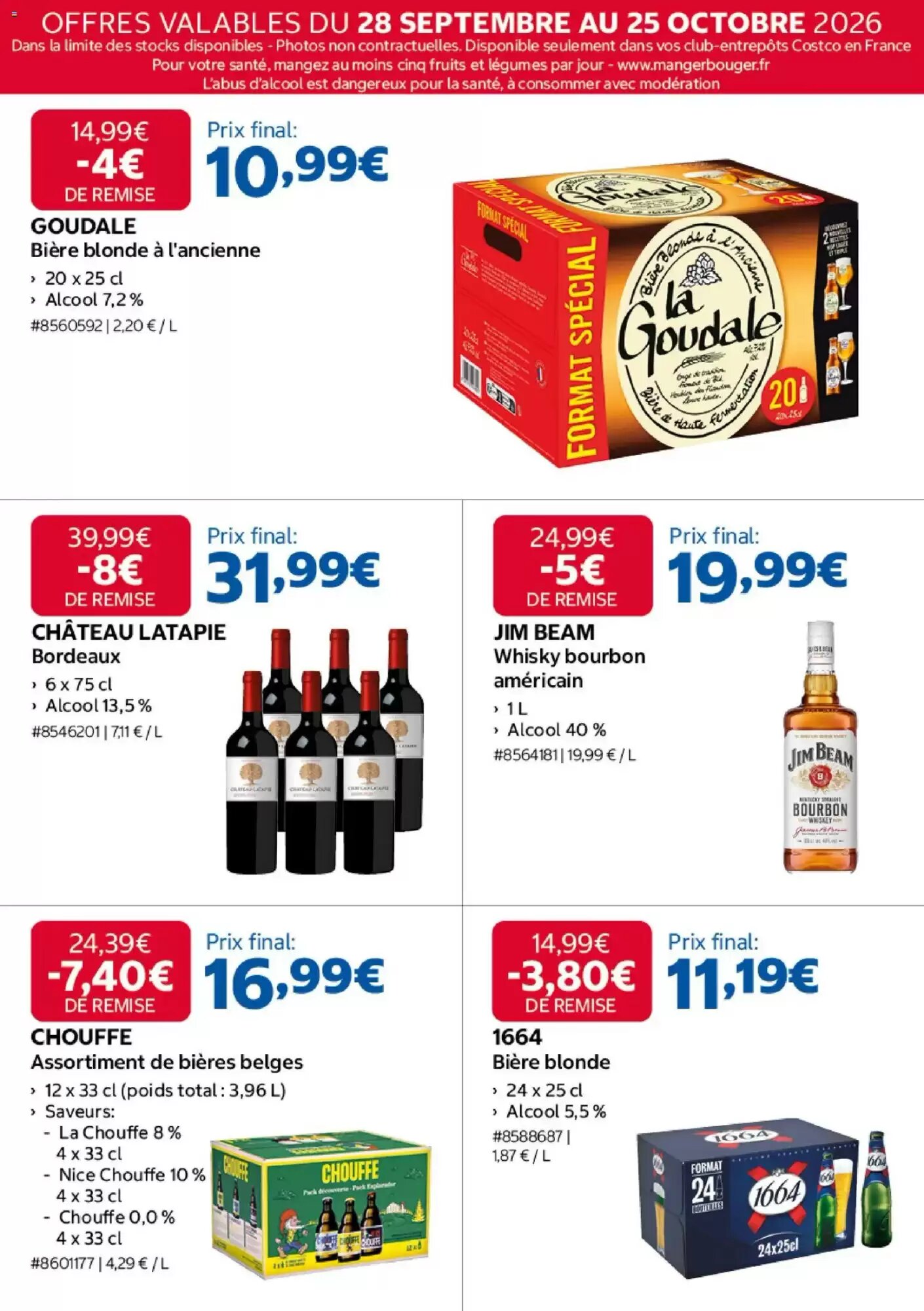Prospectus promotionnel Costco valable à partir du 28/09/2026 - Page 15.