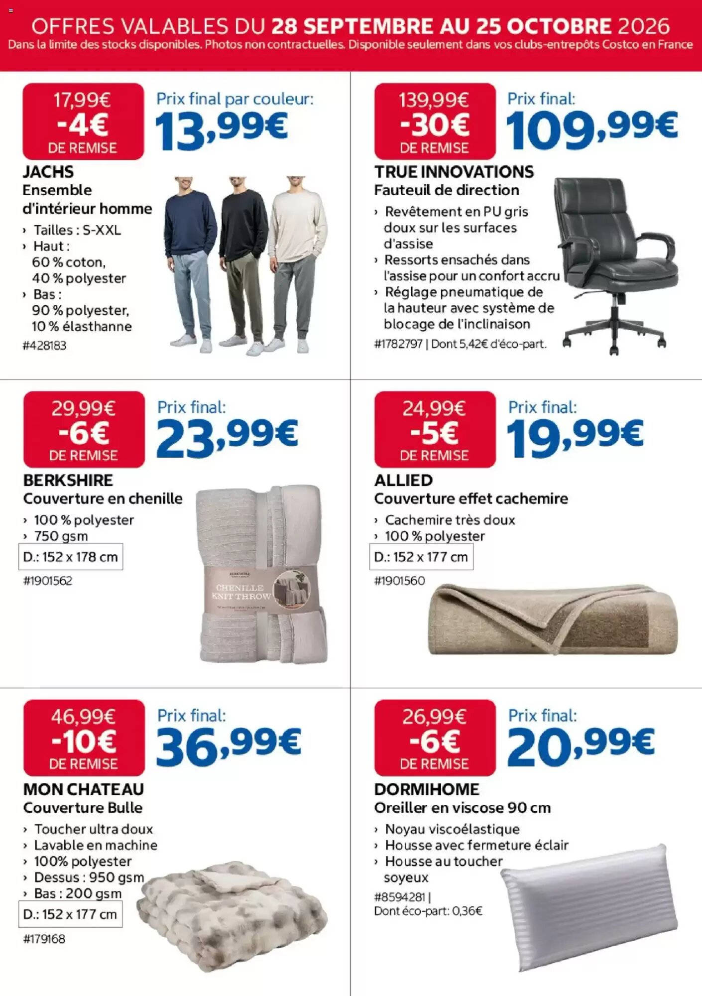 Prospectus promotionnel Costco valable à partir du 28/09/2026 - Page 5.