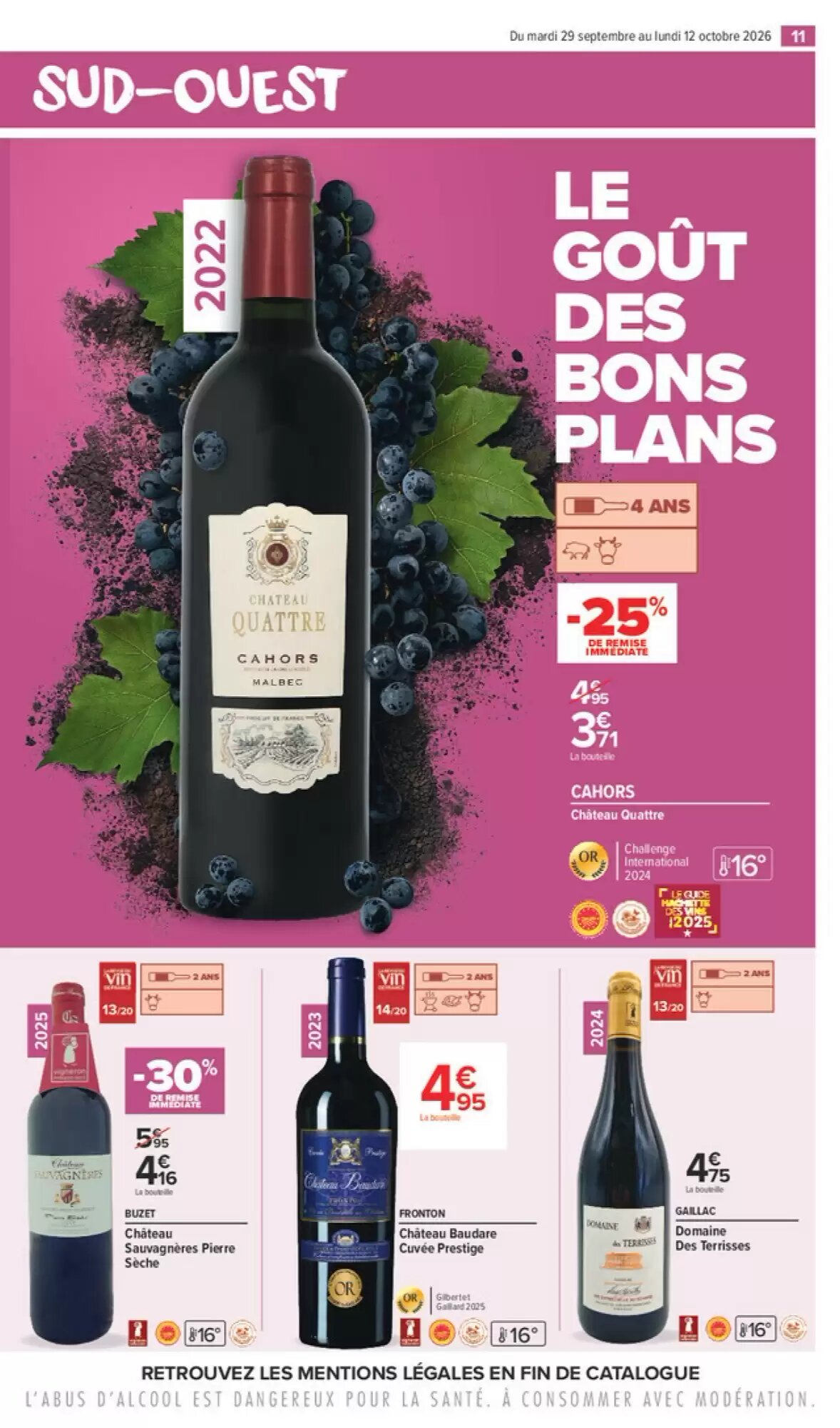 Prospectus promotionnel Carrefour Market valable à partir du 29/09/2026 - Page 11.