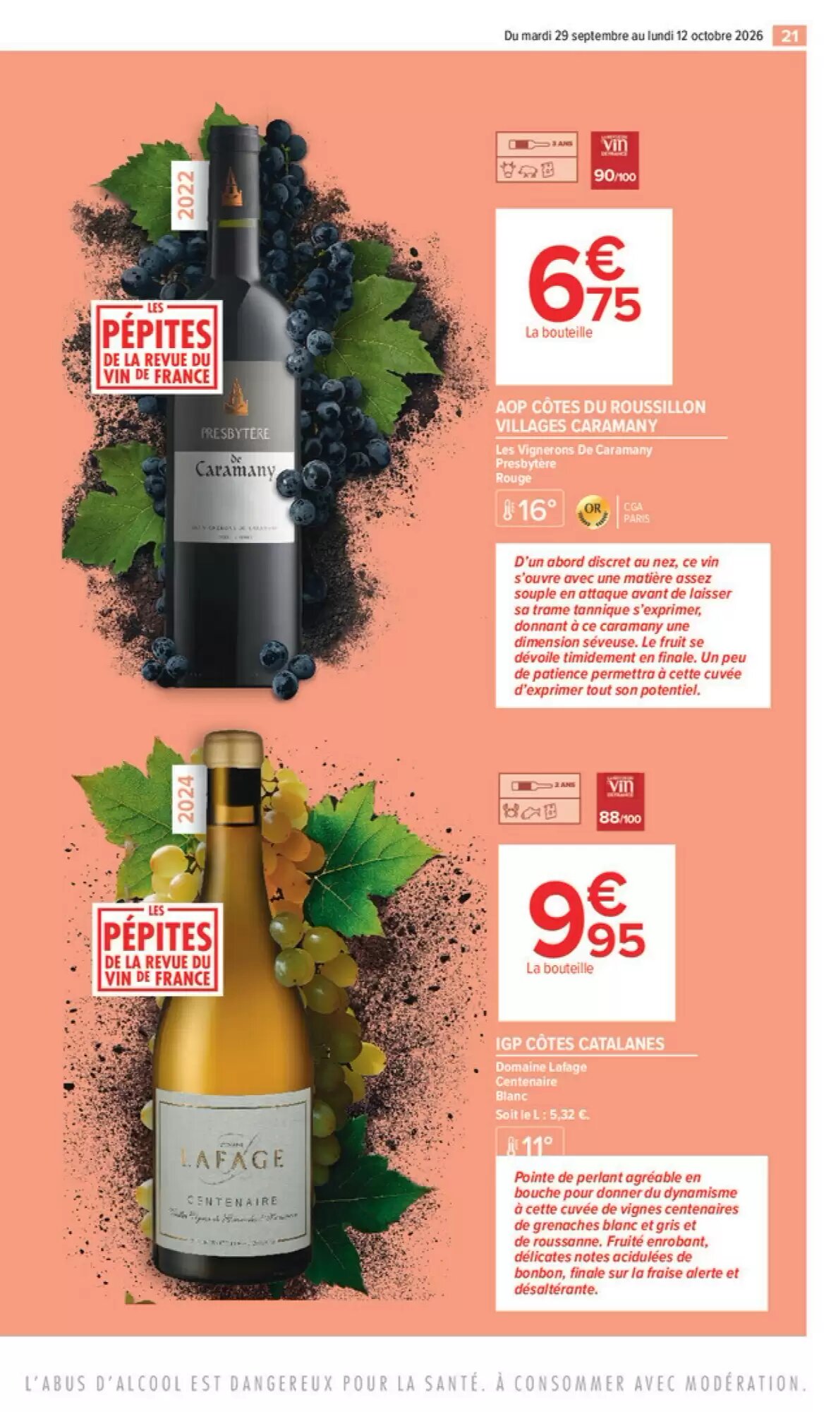Prospectus promotionnel Carrefour Market valable à partir du 29/09/2026 - Page 21.