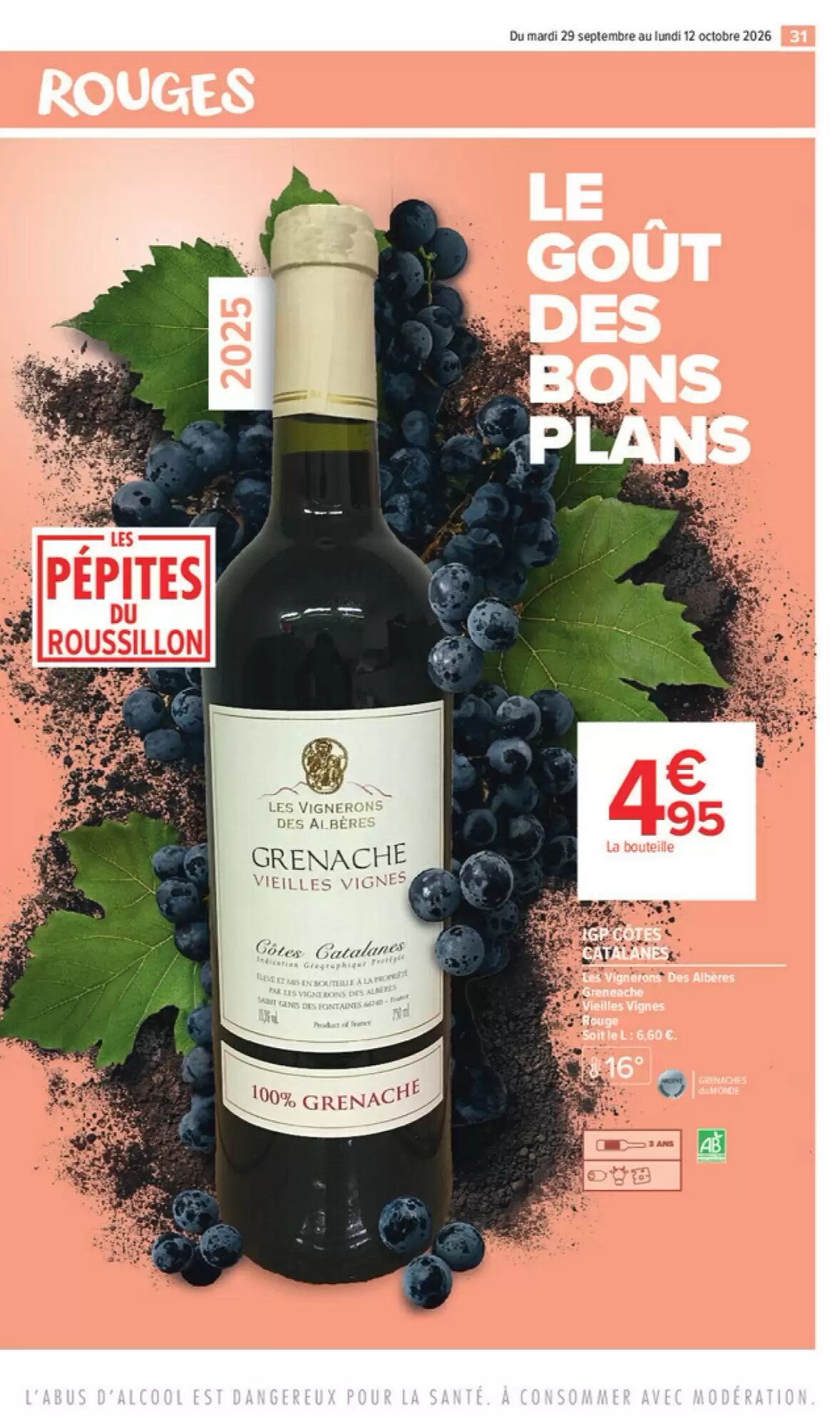 Prospectus promotionnel Carrefour Market valable à partir du 29/09/2026 - Page 31.