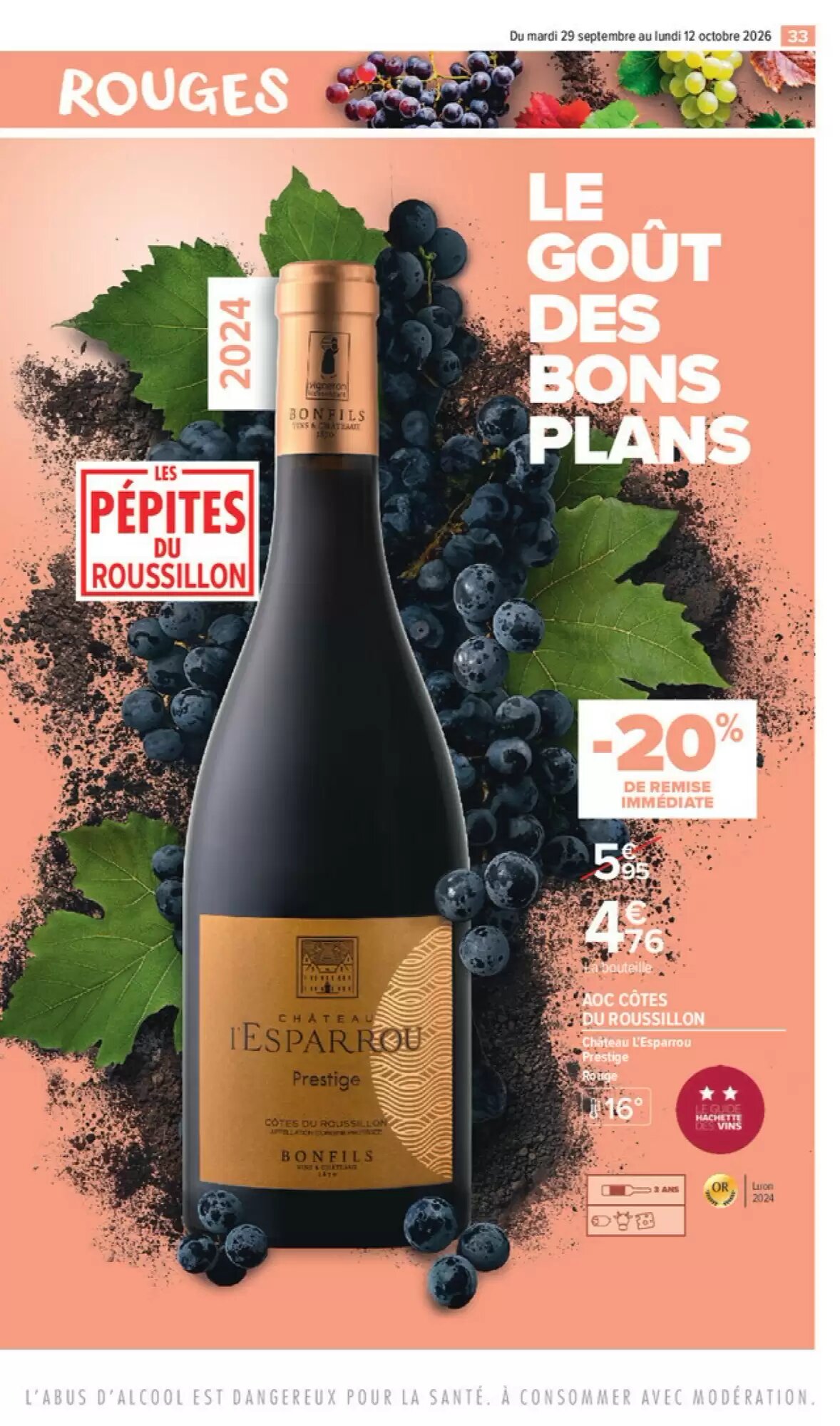 Prospectus promotionnel Carrefour Market valable à partir du 29/09/2026 - Page 33.