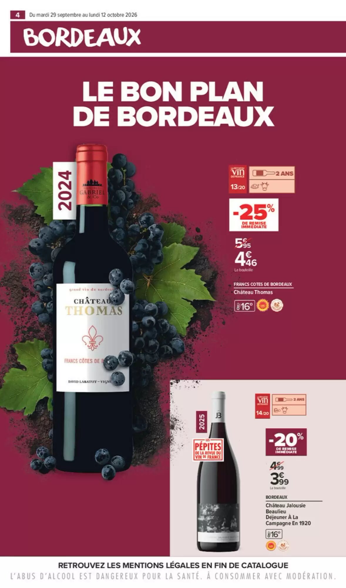 Prospectus promotionnel Carrefour Market valable à partir du 29/09/2026 - Page 4.