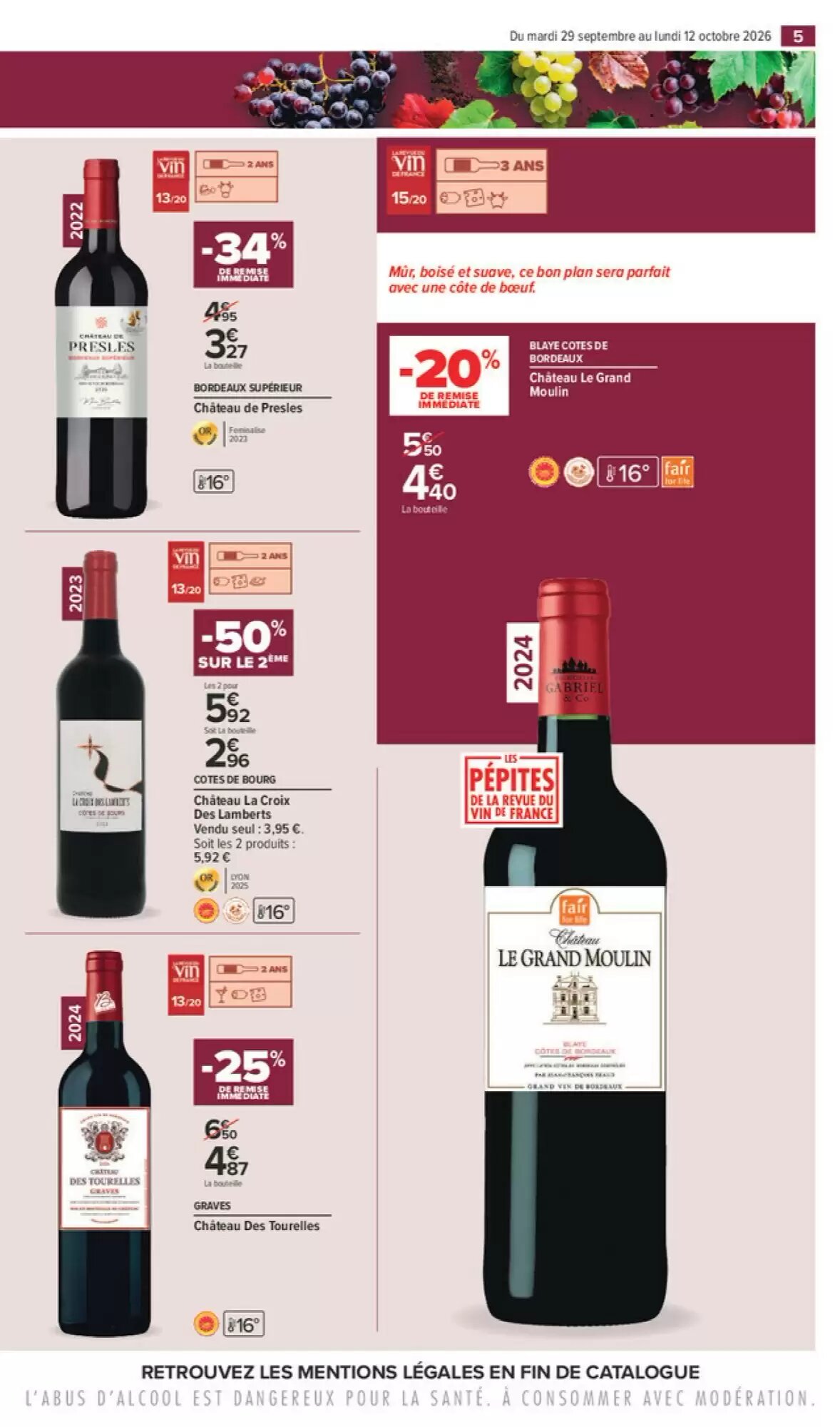 Prospectus promotionnel Carrefour Market valable à partir du 29/09/2026 - Page 5.
