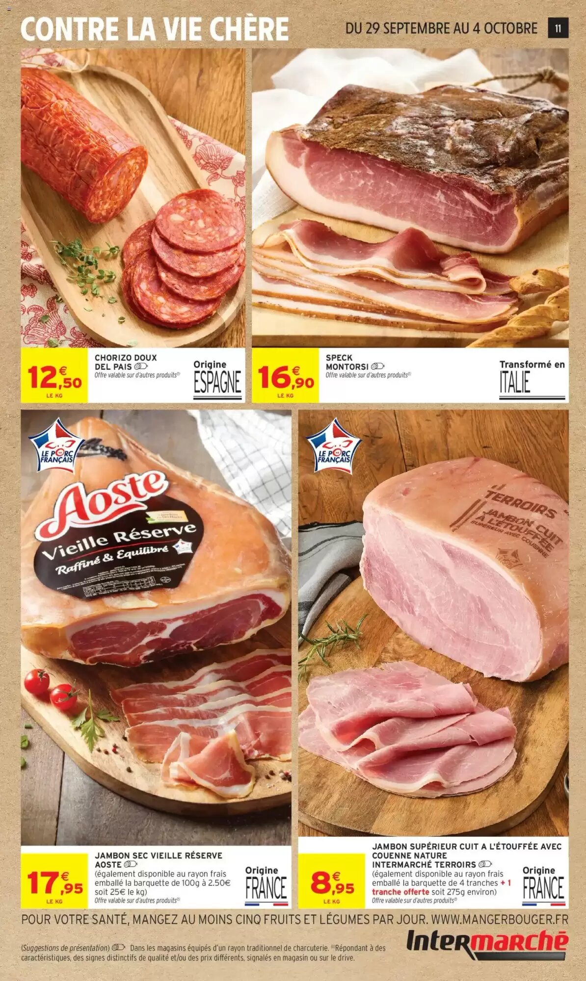 Prospectus promotionnel Intermarché valable à partir du 29/09/2026 - Page 11.