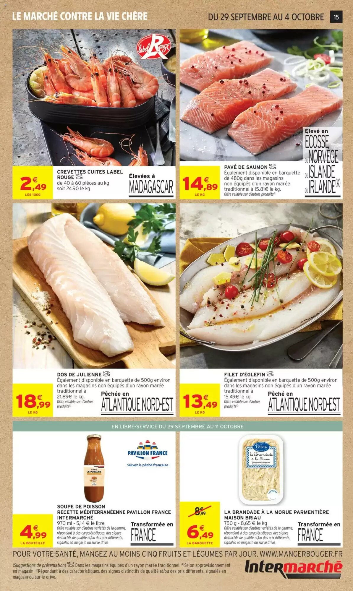 Prospectus promotionnel Intermarché valable à partir du 29/09/2026 - Page 15.