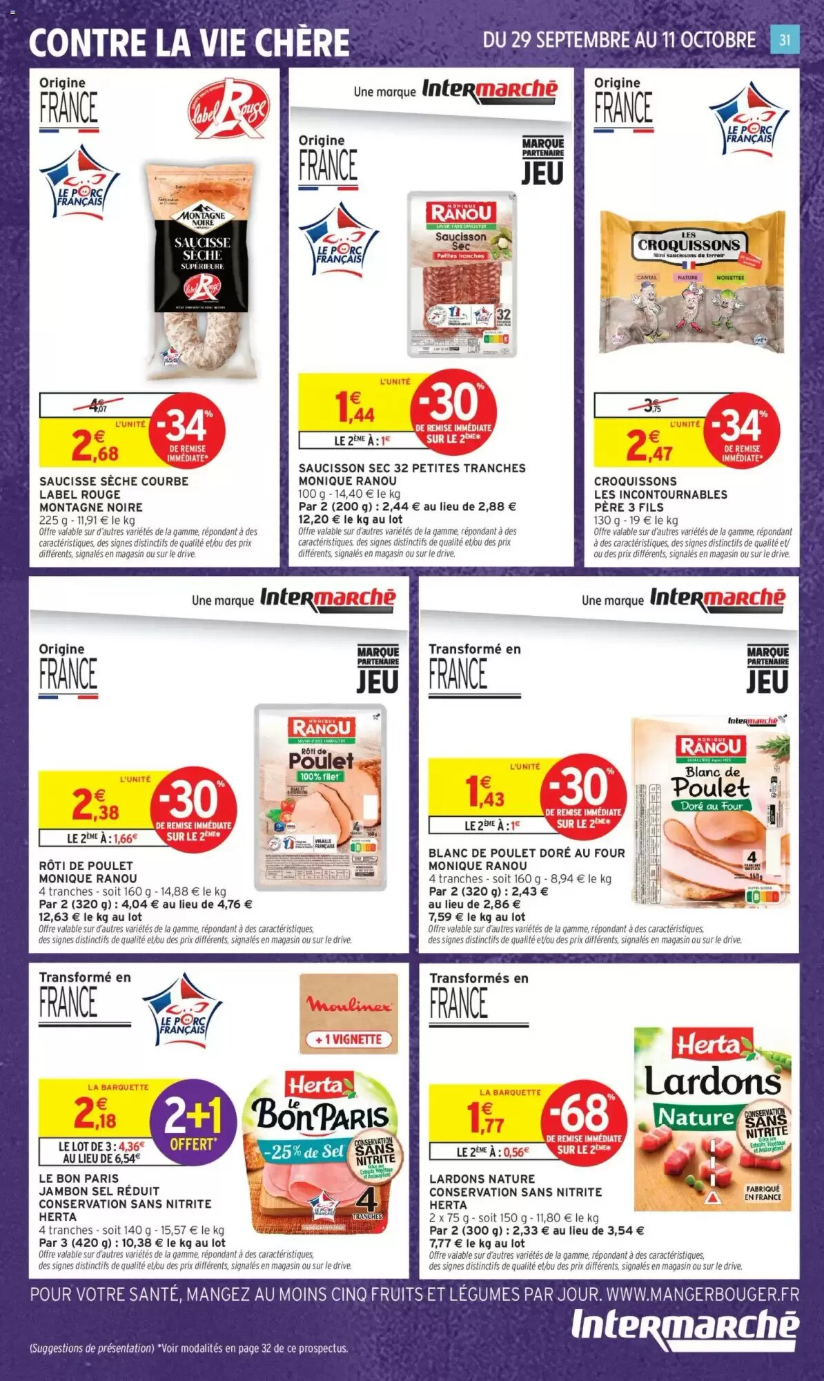 Prospectus promotionnel Intermarché valable à partir du 29/09/2026 - Page 23.