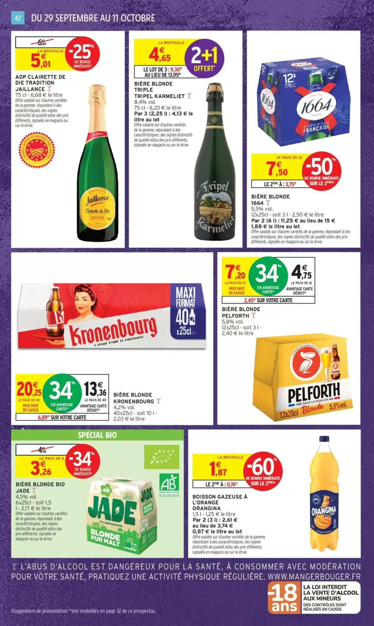 Prospectus promotionnel Intermarché valable à partir du 29/09/2026 - Page 34.