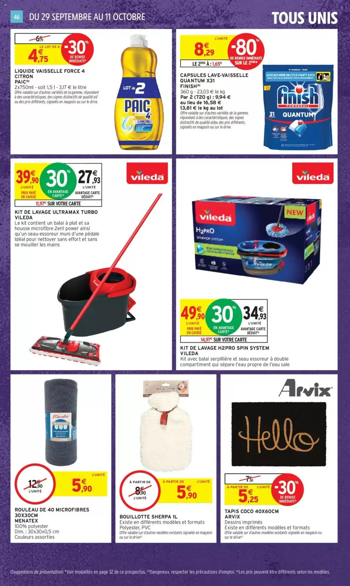 Prospectus promotionnel Intermarché valable à partir du 29/09/2026 - Page 38.