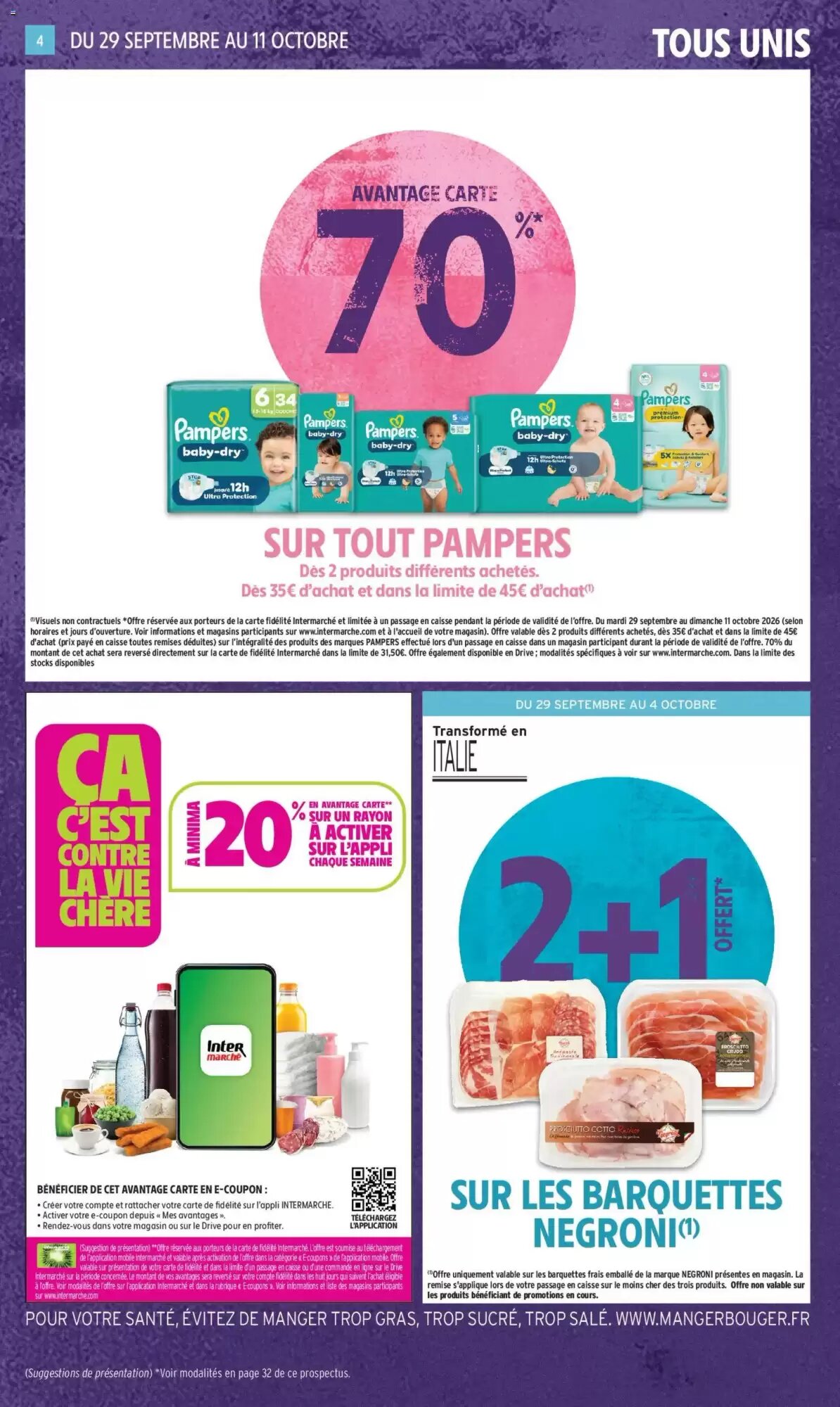 Prospectus promotionnel Intermarché valable à partir du 29/09/2026 - Page 4.