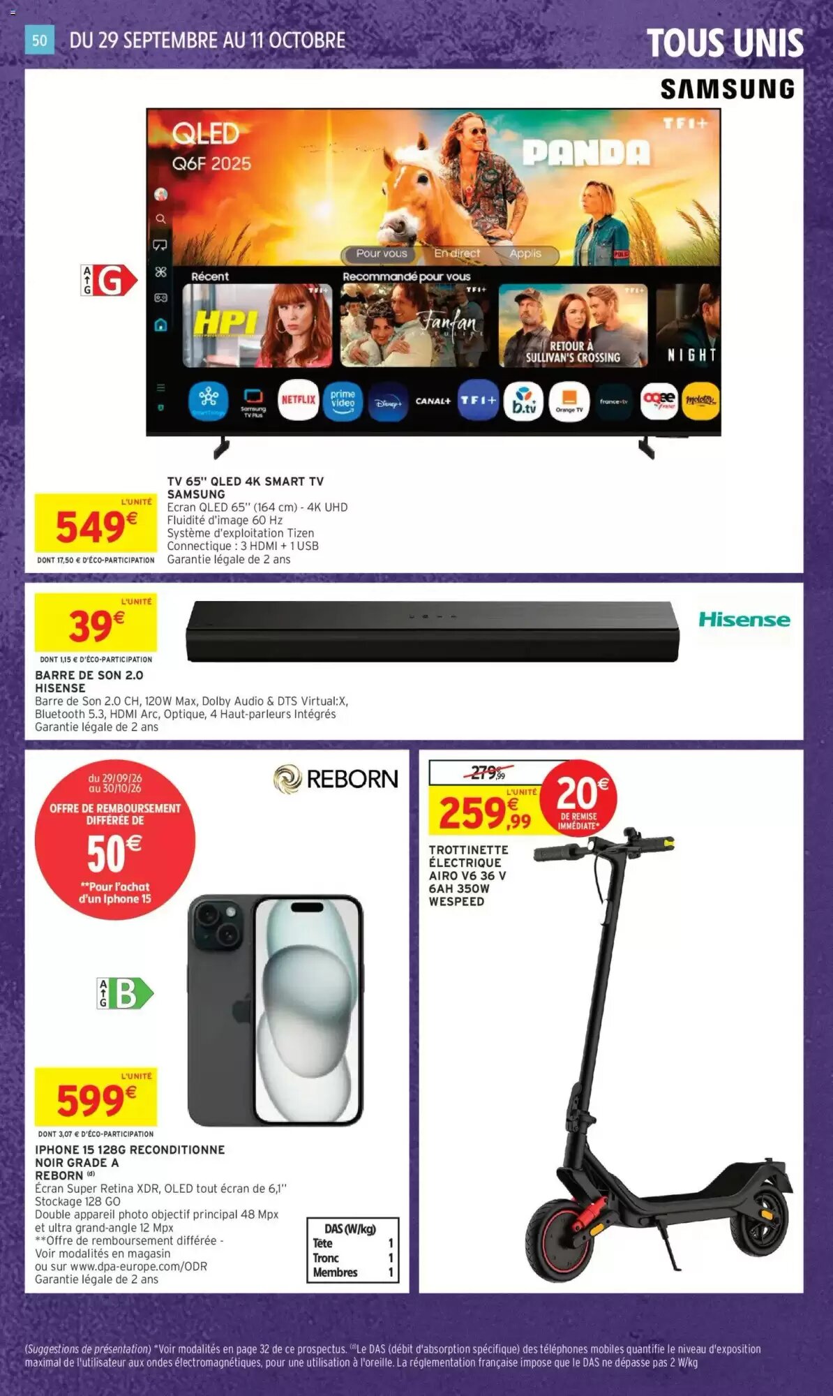 Prospectus promotionnel Intermarché valable à partir du 29/09/2026 - Page 42.