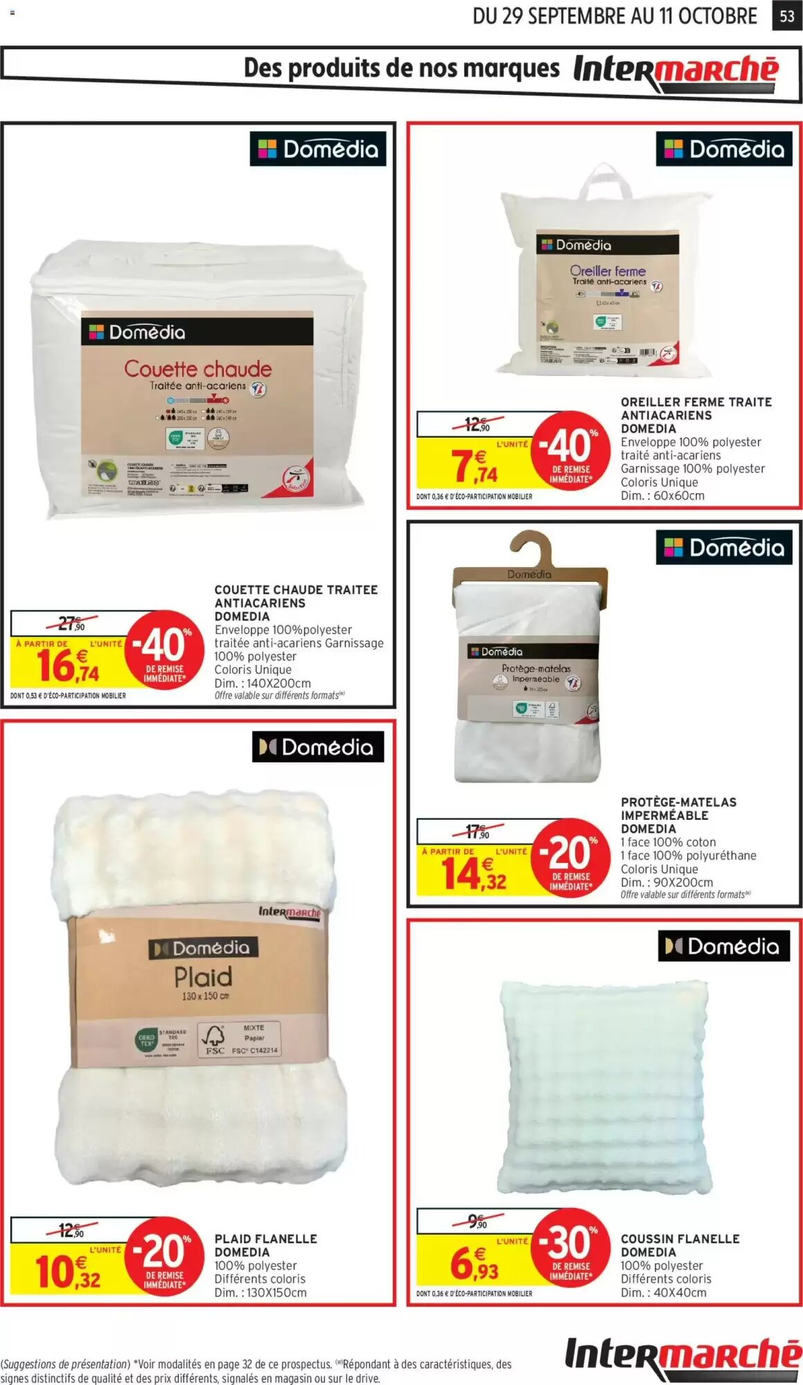 Prospectus promotionnel Intermarché valable à partir du 29/09/2026 - Page 45.
