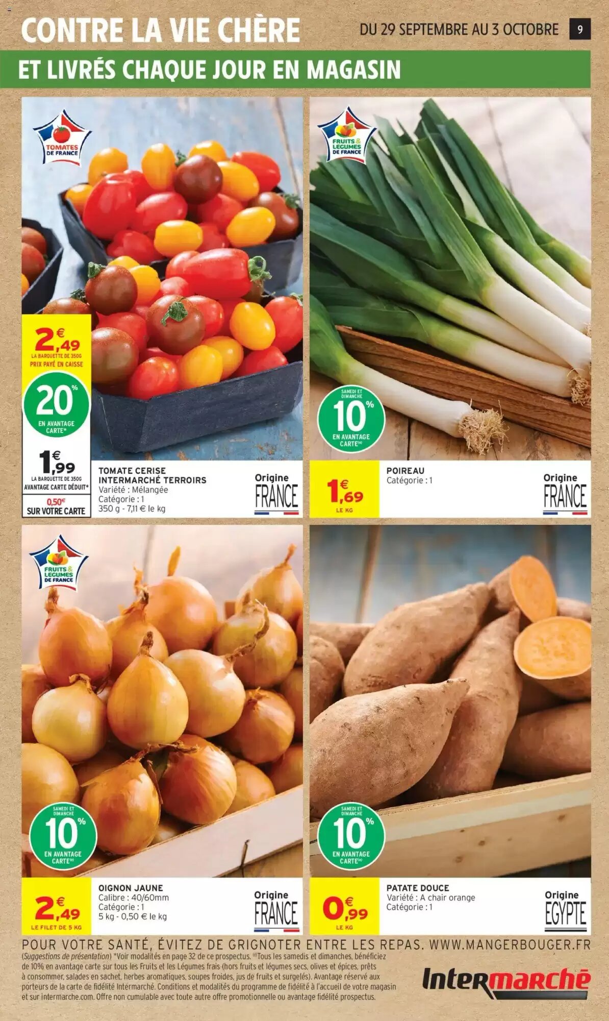 Prospectus promotionnel Intermarché valable à partir du 29/09/2026 - Page 9.