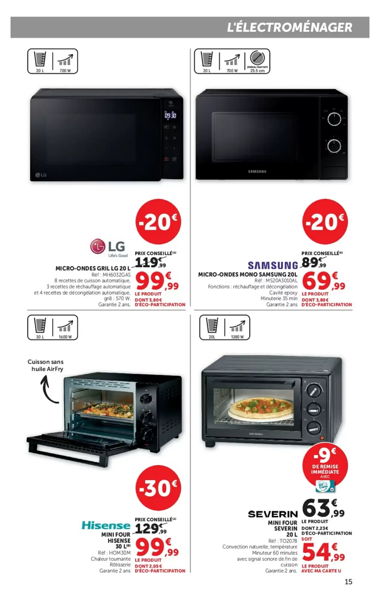 Prospectus promotionnel Super U valable à partir du 29/09/2026 - Page 15.