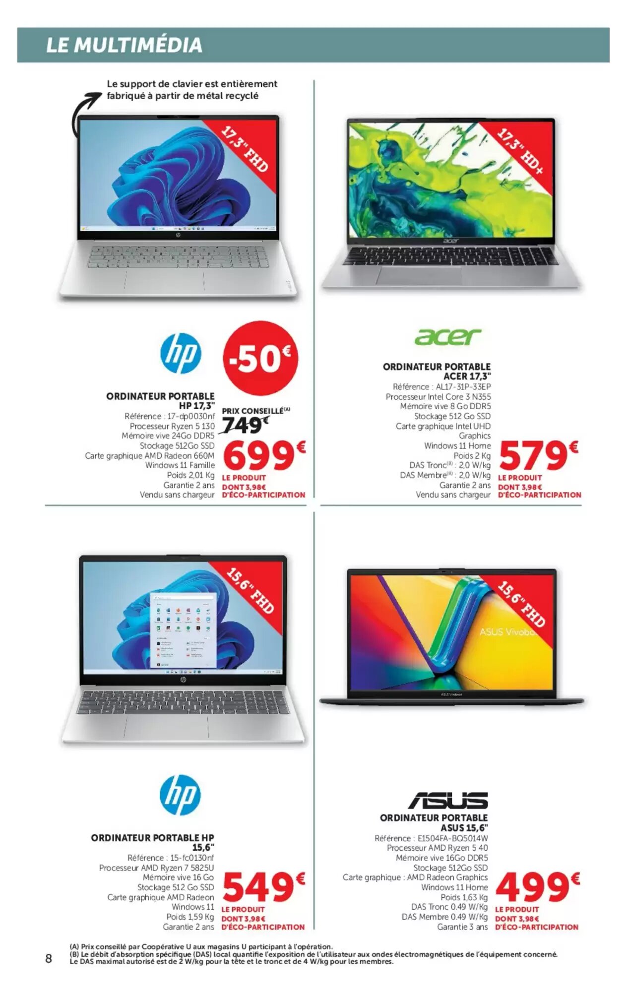 Prospectus promotionnel Super U valable à partir du 29/09/2026 - Page 8.