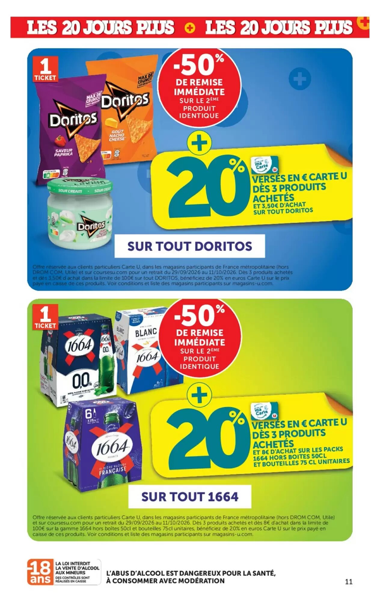 Prospectus promotionnel U Express valable à partir du 29/09/2026 - Page 11.
