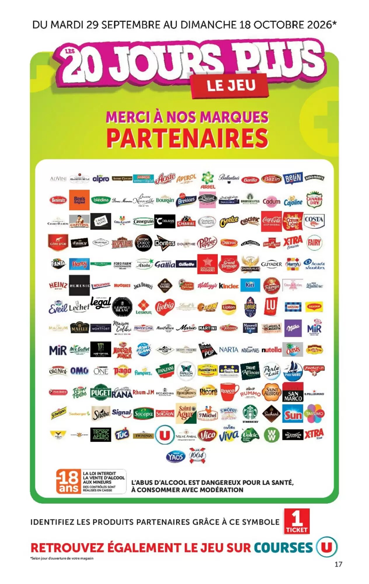 Prospectus promotionnel U Express valable à partir du 29/09/2026 - Page 17.
