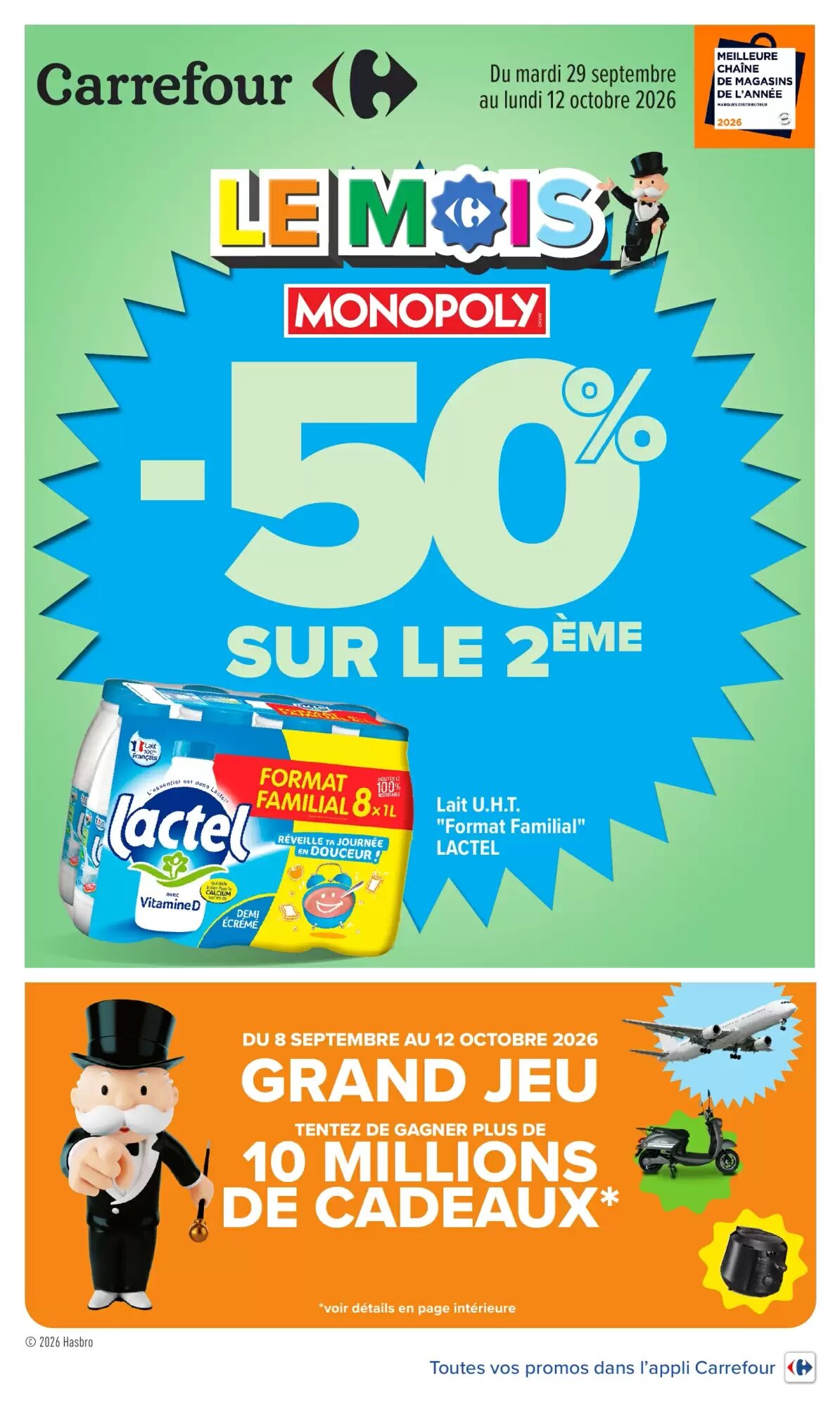 Prospectus promotionnel Carrefour valable à partir du 29/09/2026 - Page 1.